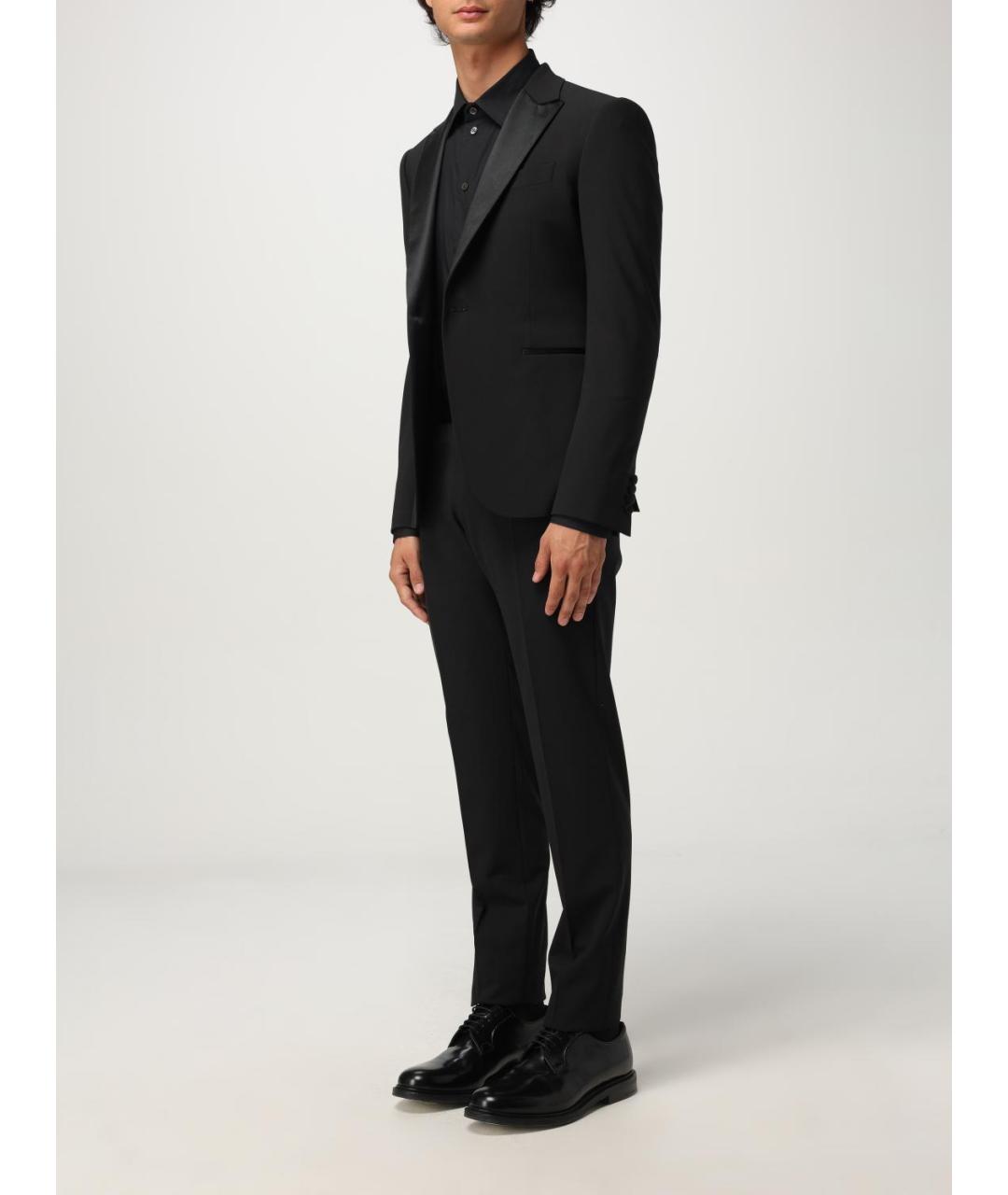 EMPORIO ARMANI Черный вечерний костюм, фото 4