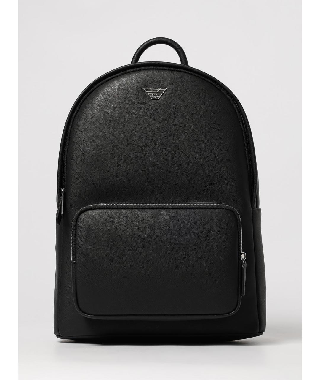EMPORIO ARMANI Черный синтетический рюкзак, фото 5