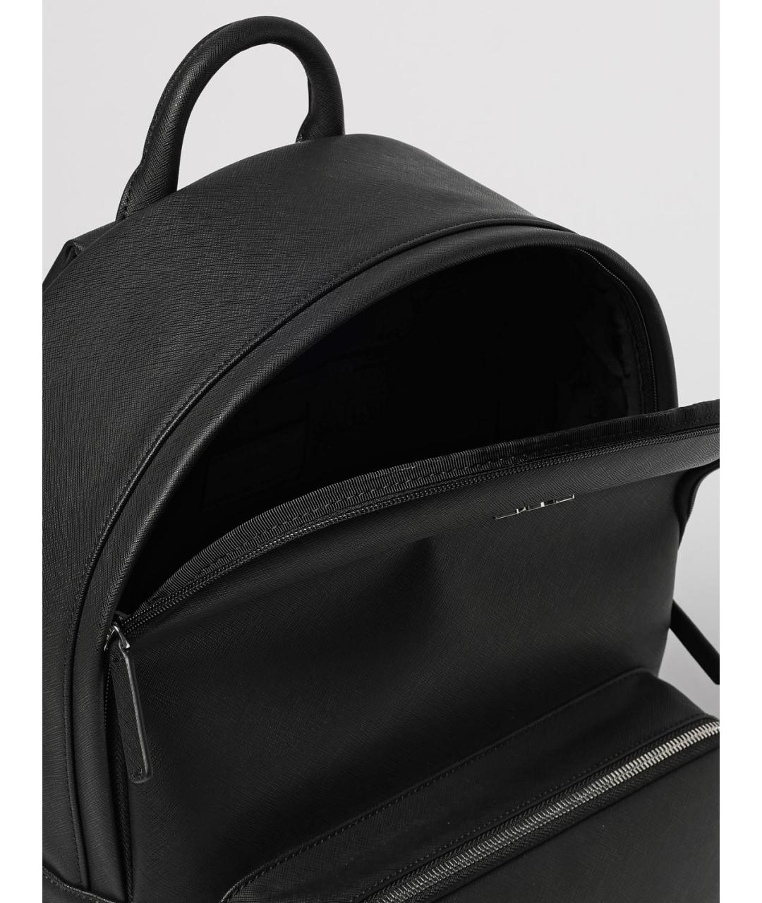 EMPORIO ARMANI Черный синтетический рюкзак, фото 4
