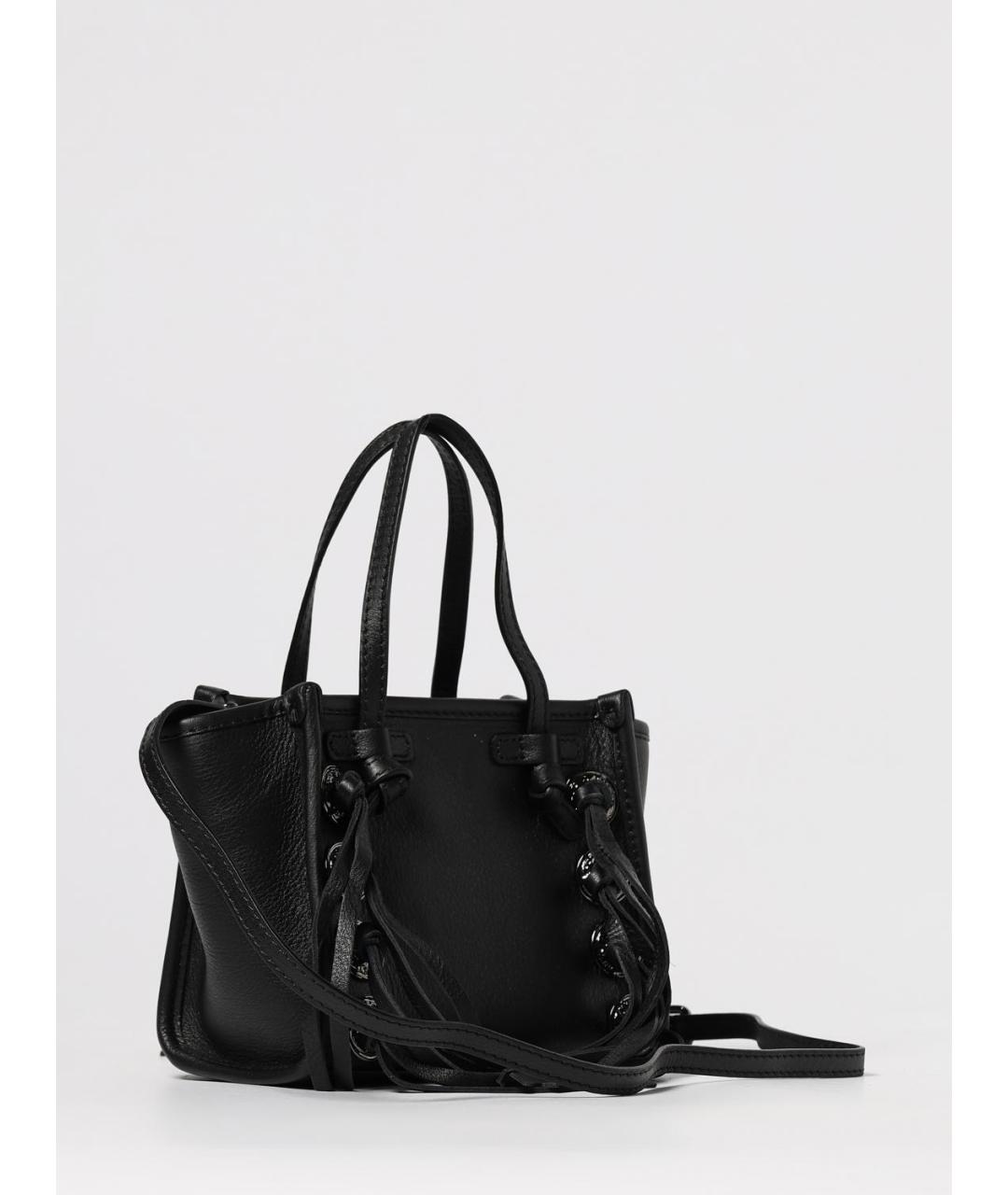 Gianni Chiarini Черная кожаная сумка тоут, фото 2