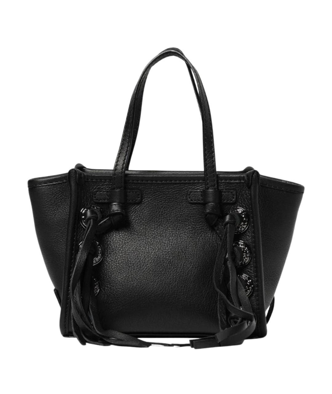 Gianni Chiarini Черная кожаная сумка тоут, фото 1