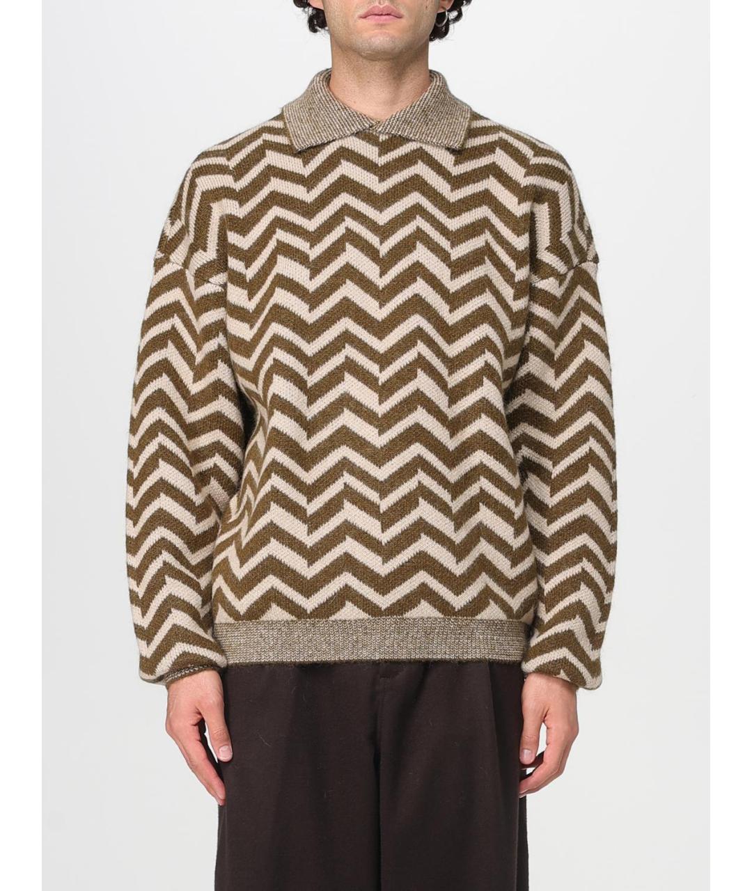 EMPORIO ARMANI Мульти полиамидовый джемпер / свитер, фото 2