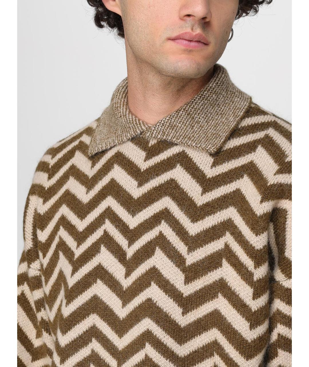 EMPORIO ARMANI Мульти полиамидовый джемпер / свитер, фото 5