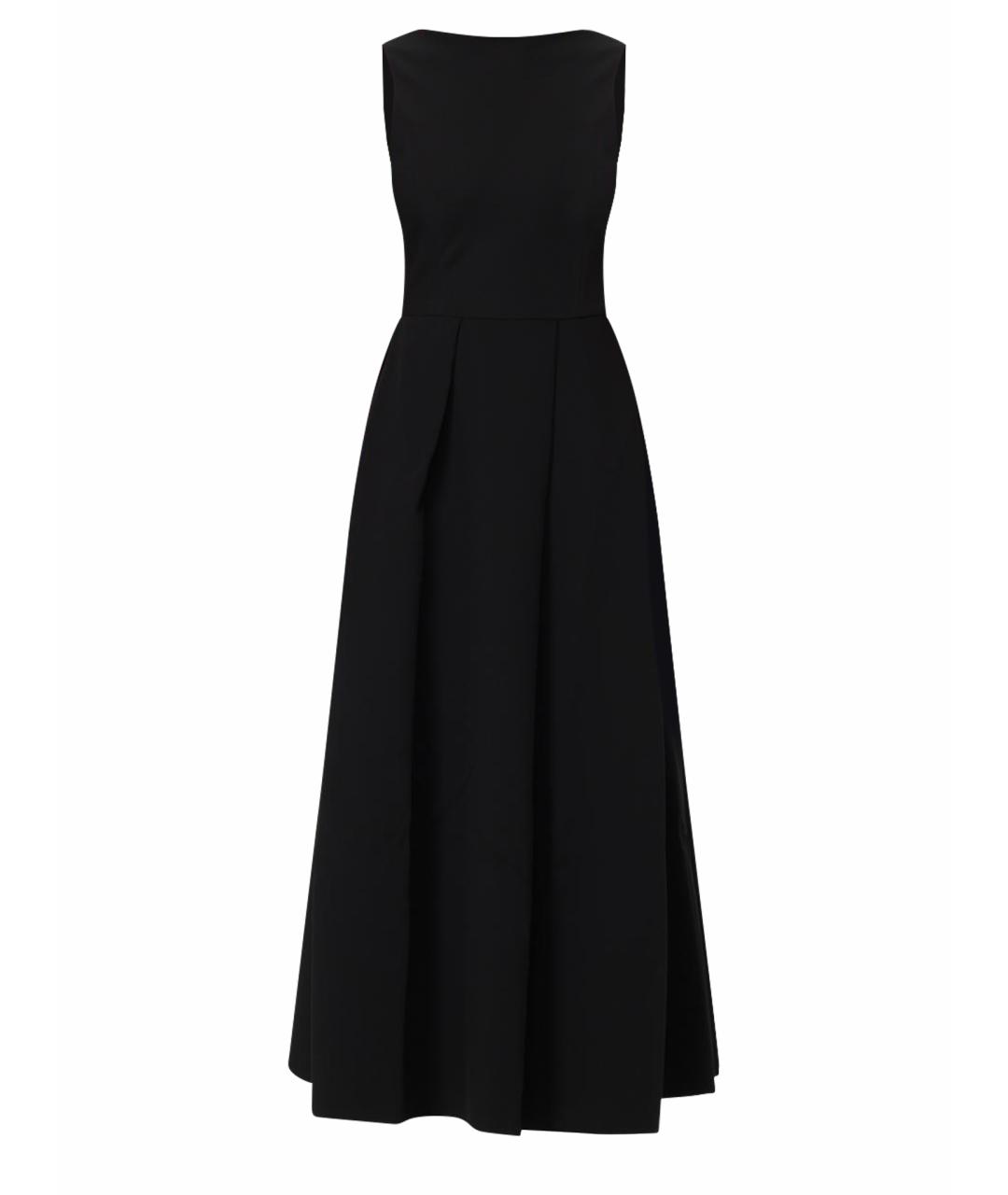 EMPORIO ARMANI Черное полиэстеровое платье, фото 1