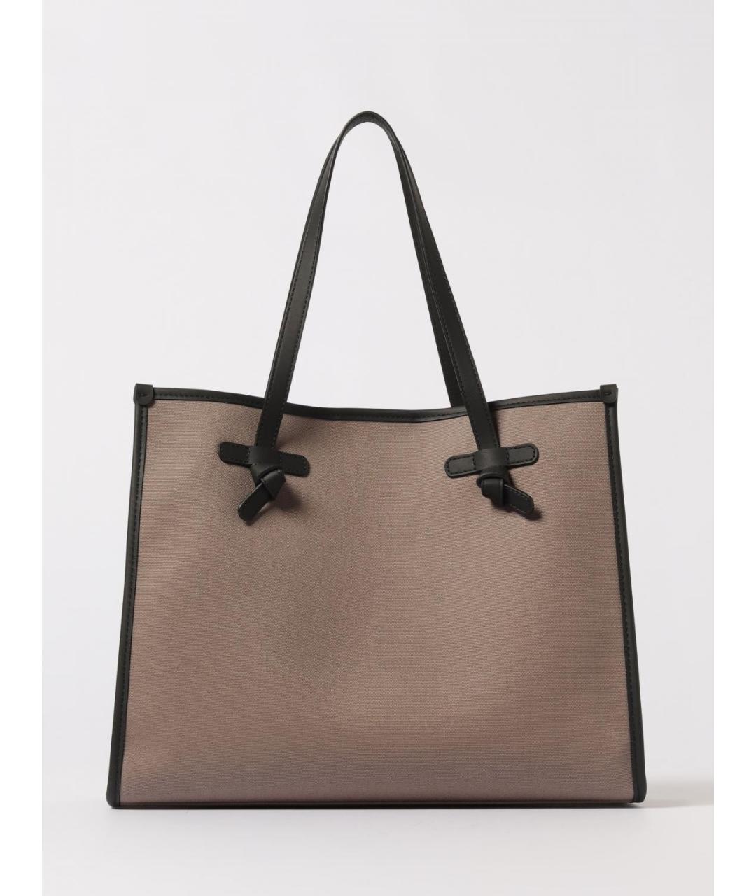 Gianni Chiarini Серая кожаная сумка тоут, фото 4