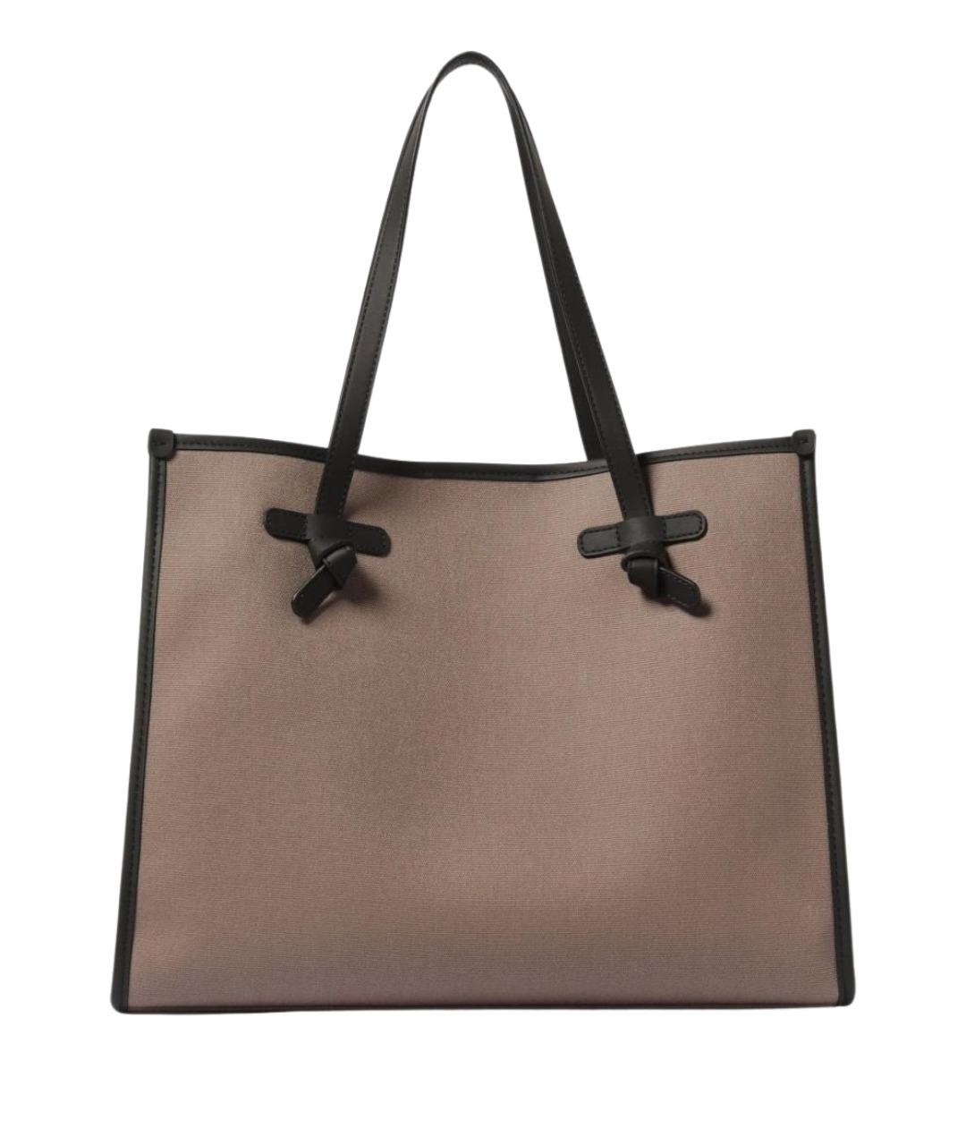 Gianni Chiarini Серая кожаная сумка тоут, фото 1