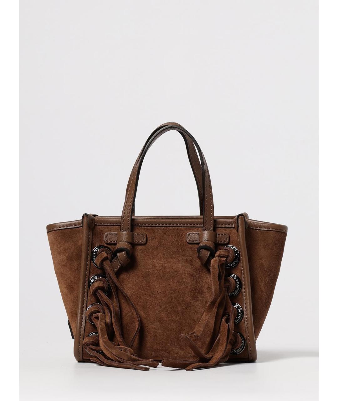 Gianni Chiarini Коричневая кожаная сумка через плечо, фото 4