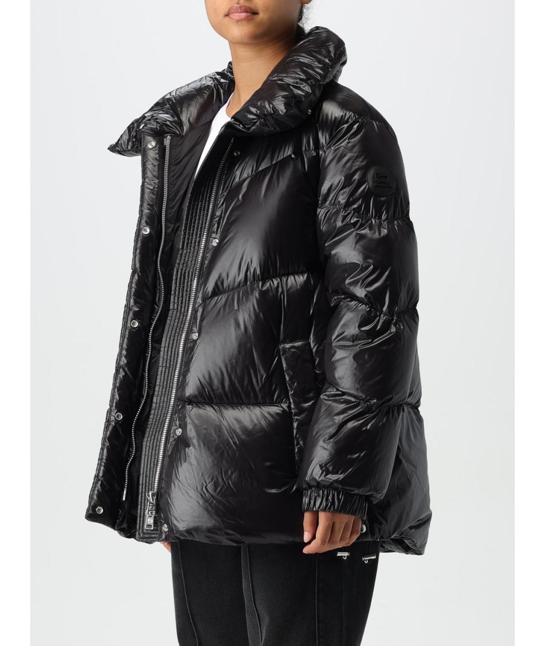 WOOLRICH Черный полиамидовый пуховик, фото 4