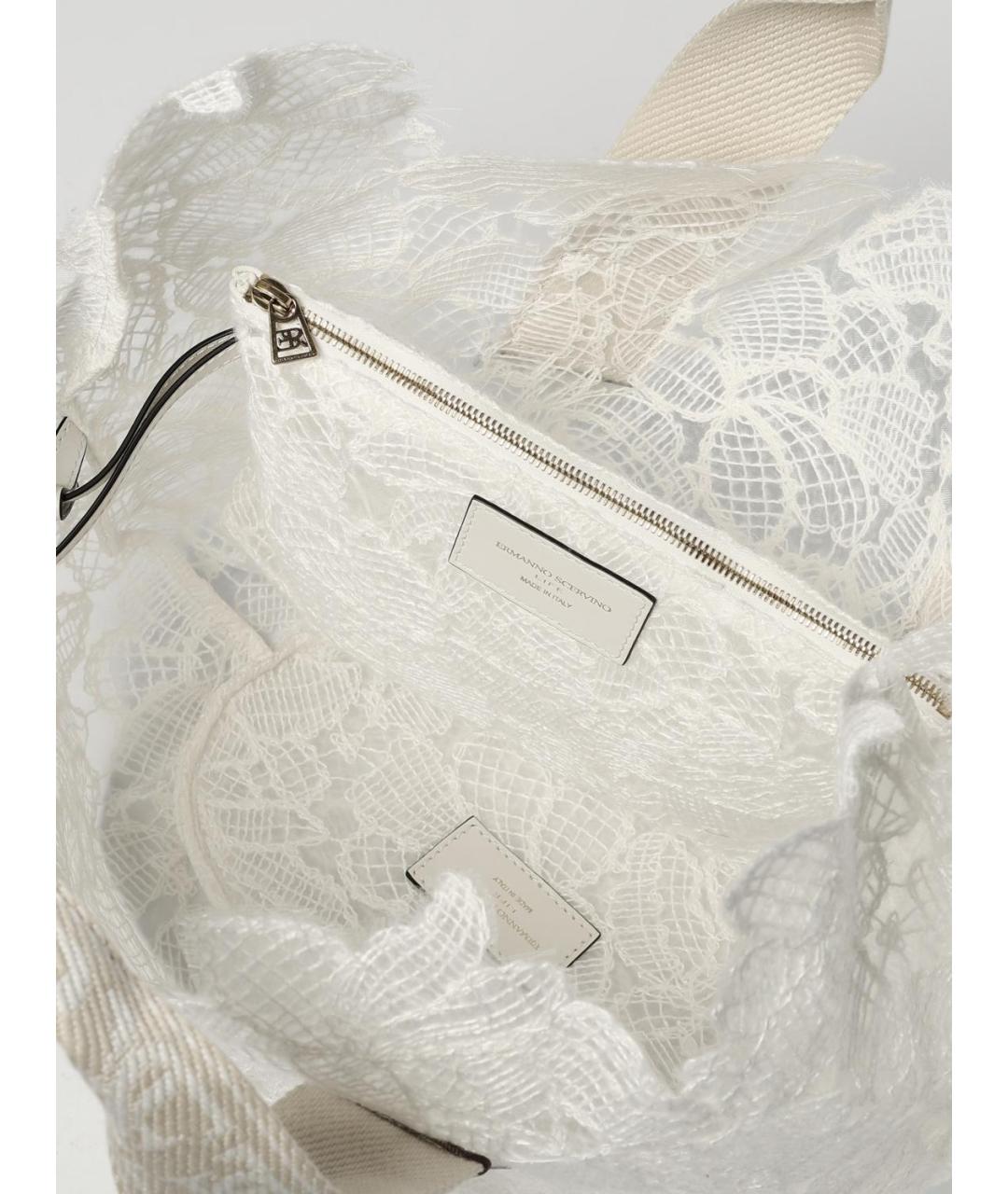 ERMANNO SCERVINO Белая сумка тоут, фото 5