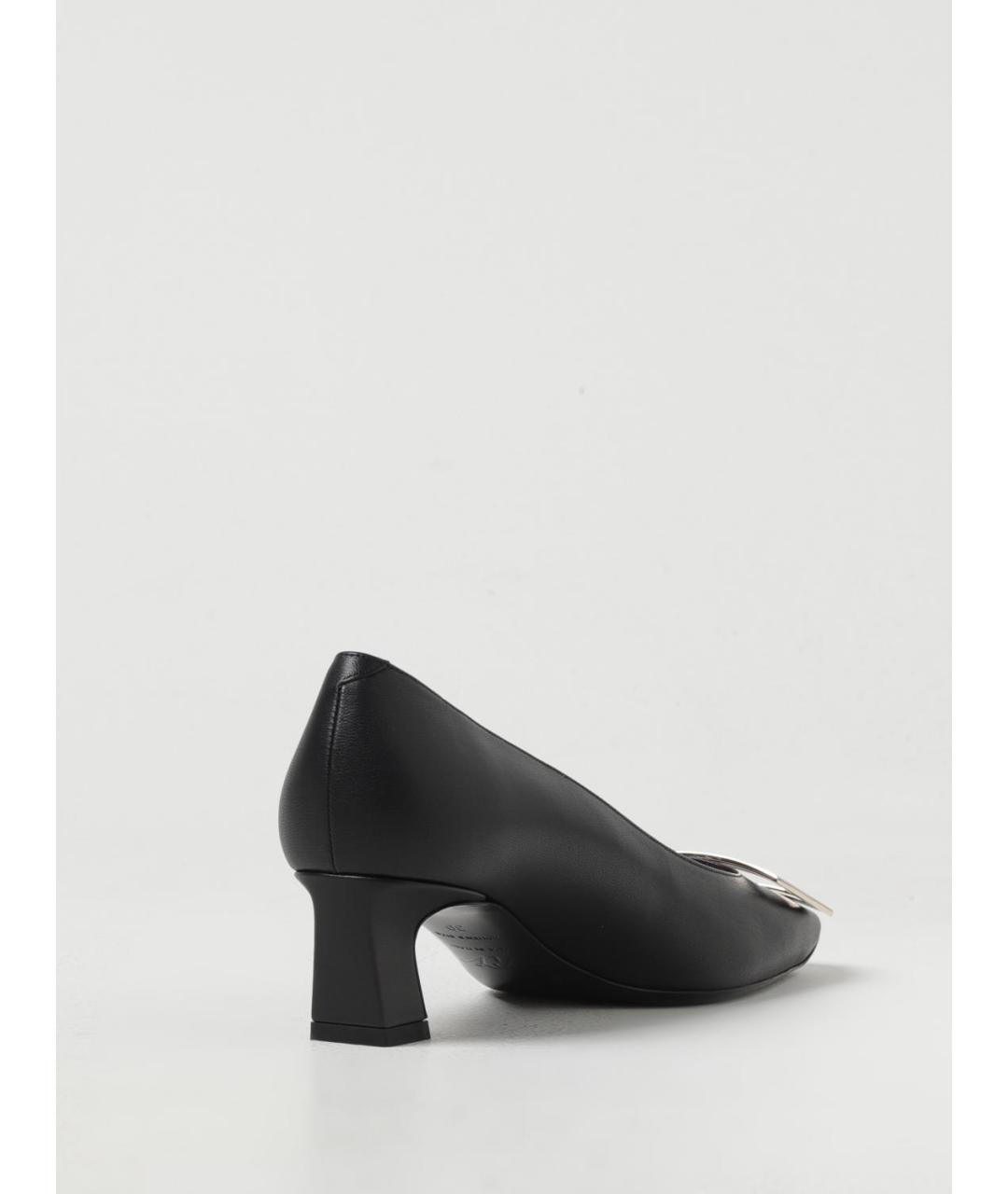 ROGER VIVIER Черные кожаные туфли, фото 3