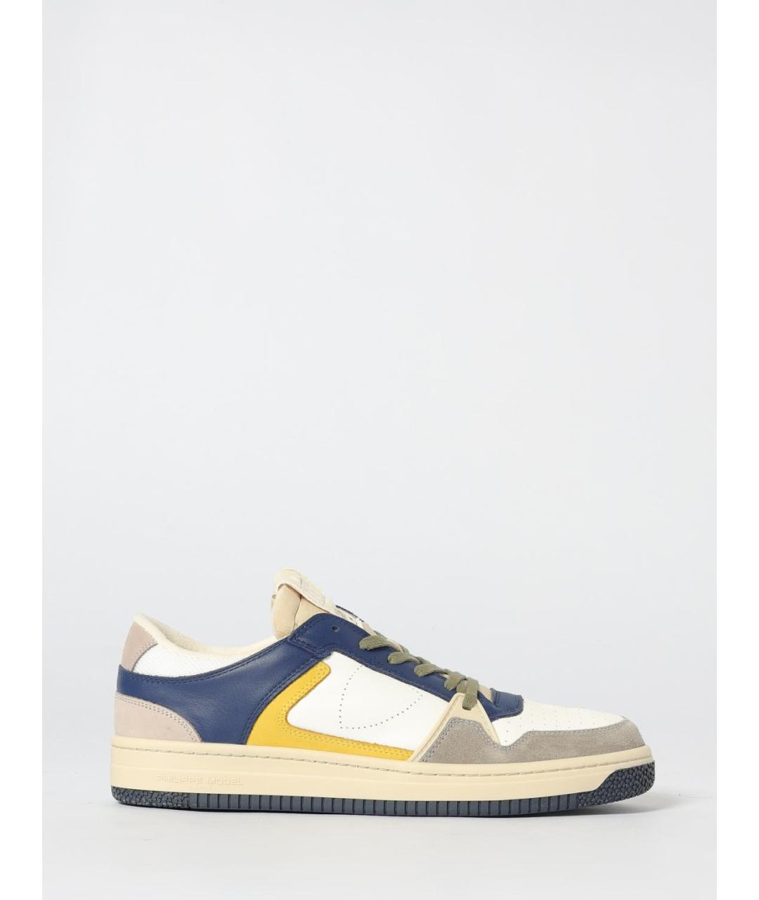 PHILIPPE MODEL Белые низкие кроссовки / кеды, фото 4