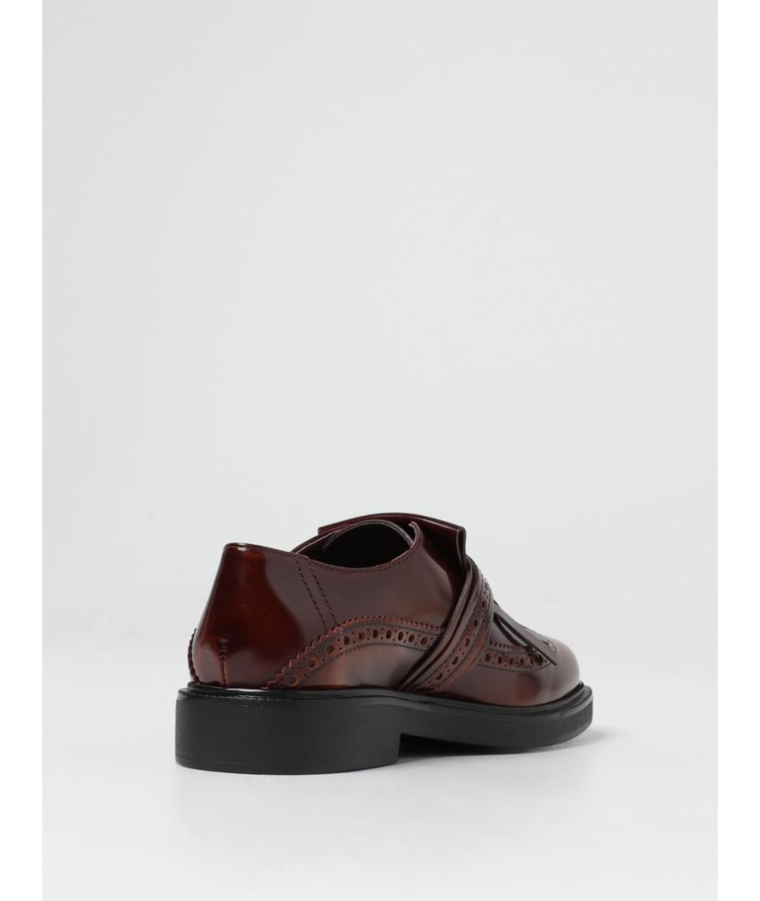 TOD'S Коричневые кожаные туфли, фото 3