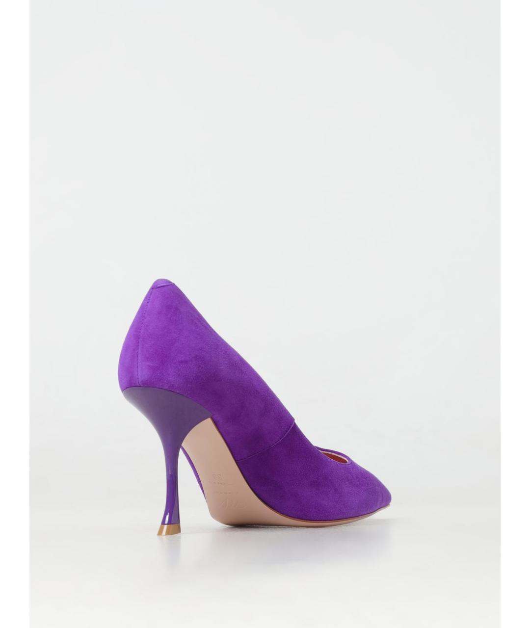 ROGER VIVIER Фиолетовые кожаные туфли, фото 3