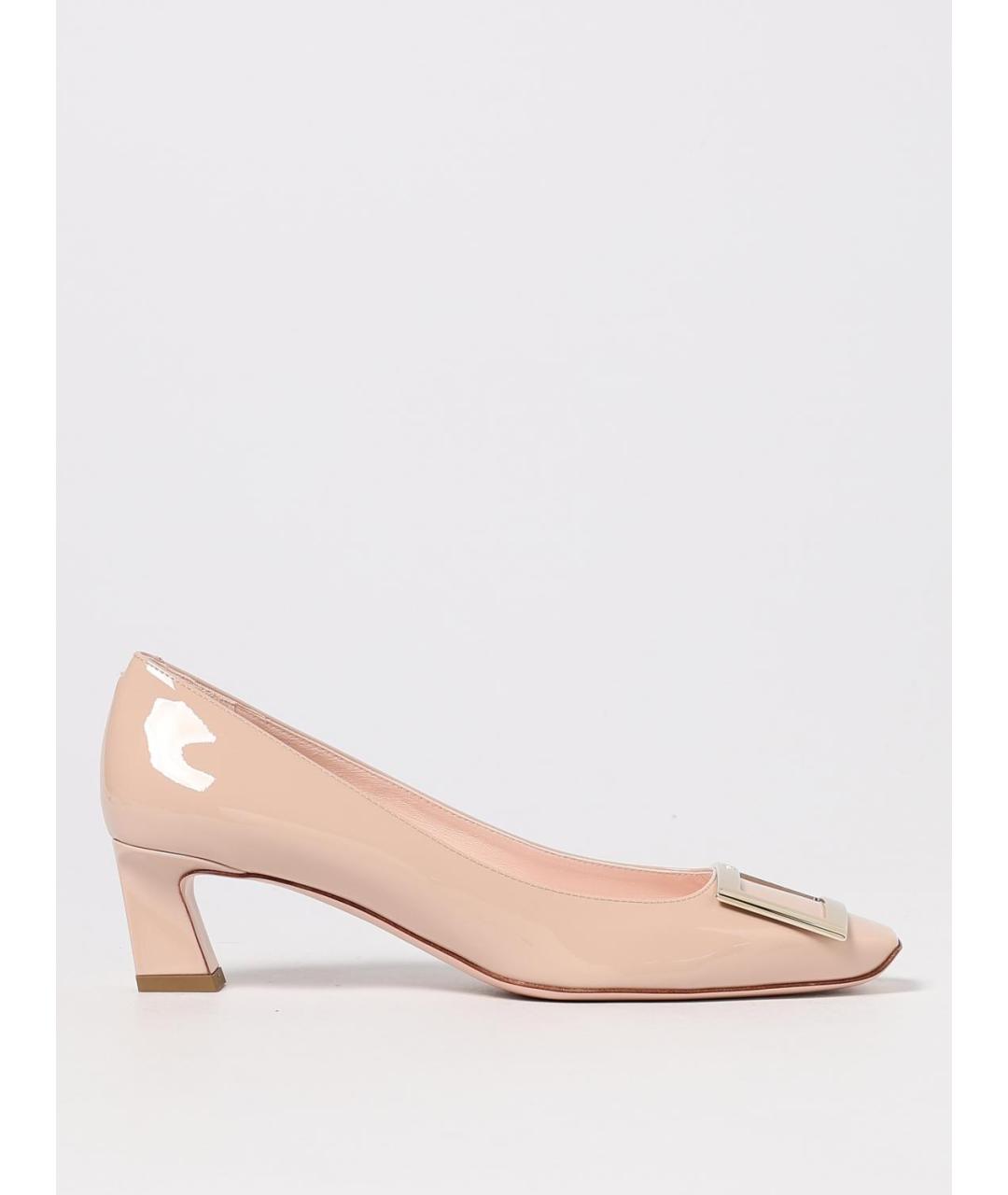 ROGER VIVIER Бежевые кожаные туфли, фото 5