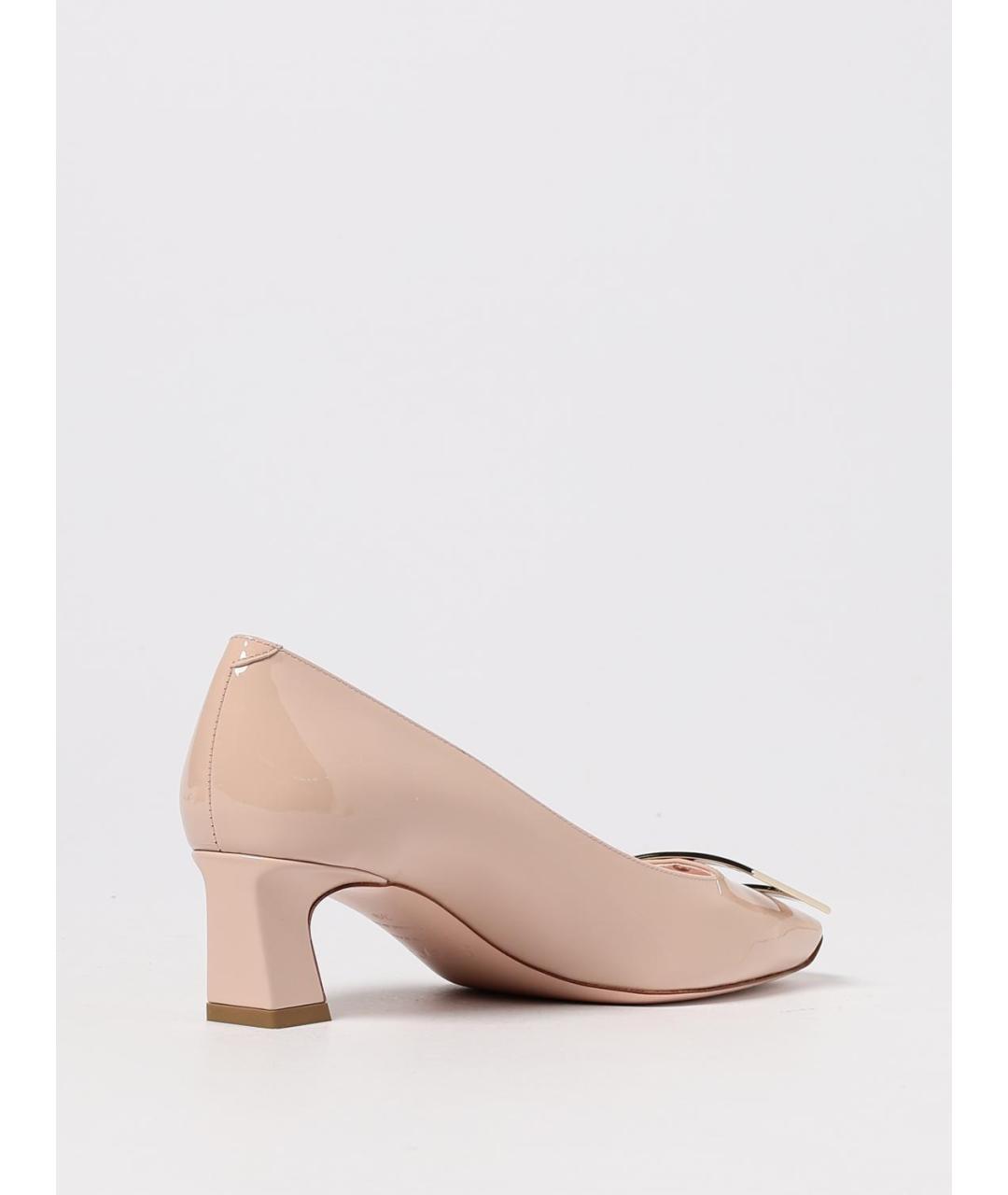 ROGER VIVIER Бежевые кожаные туфли, фото 3