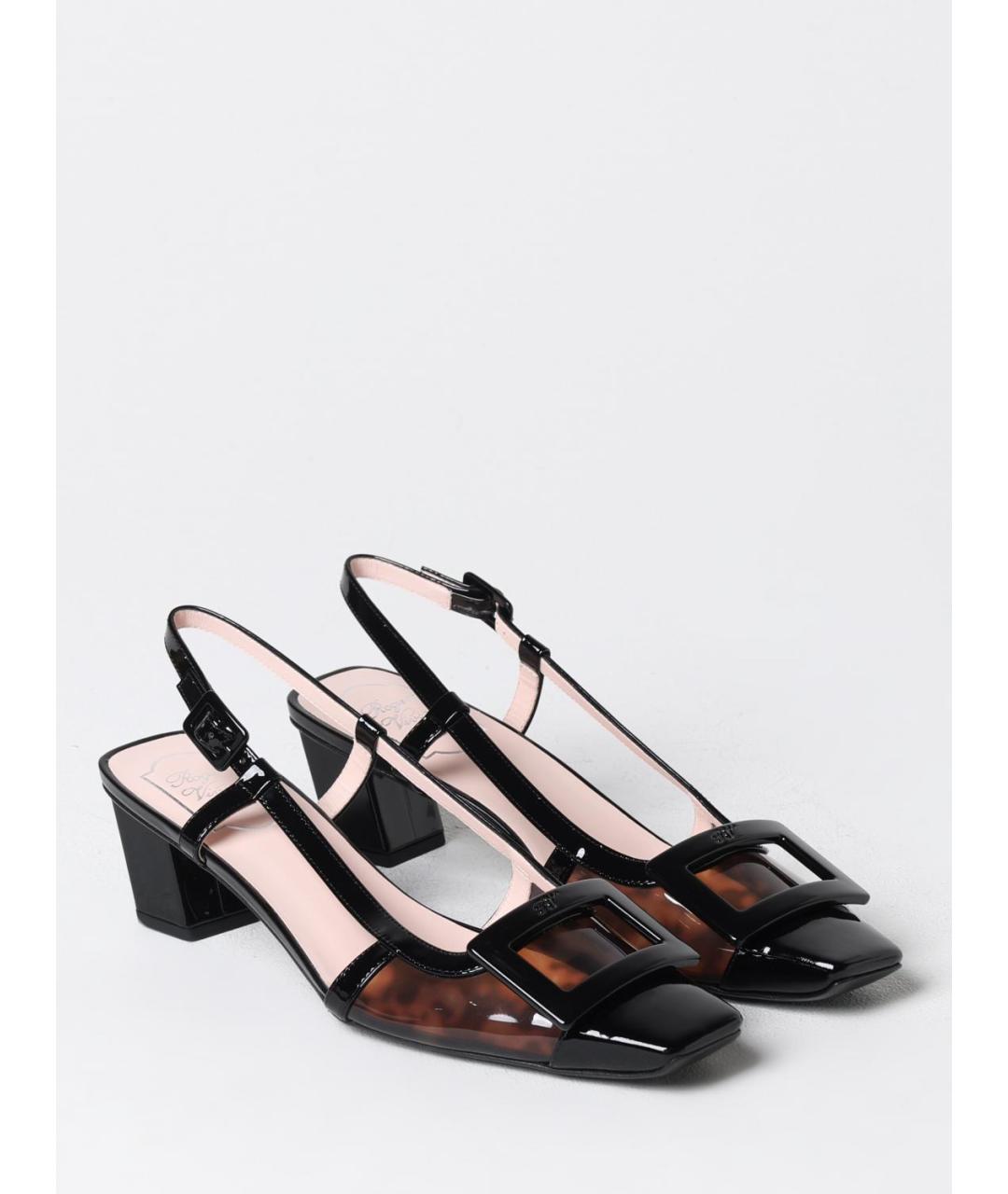 ROGER VIVIER Коричневые кожаные туфли, фото 2