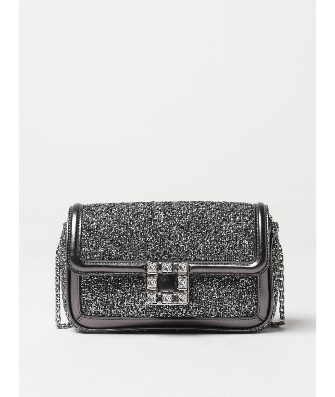 ROGER VIVIER Серебряная сумка через плечо, фото 5