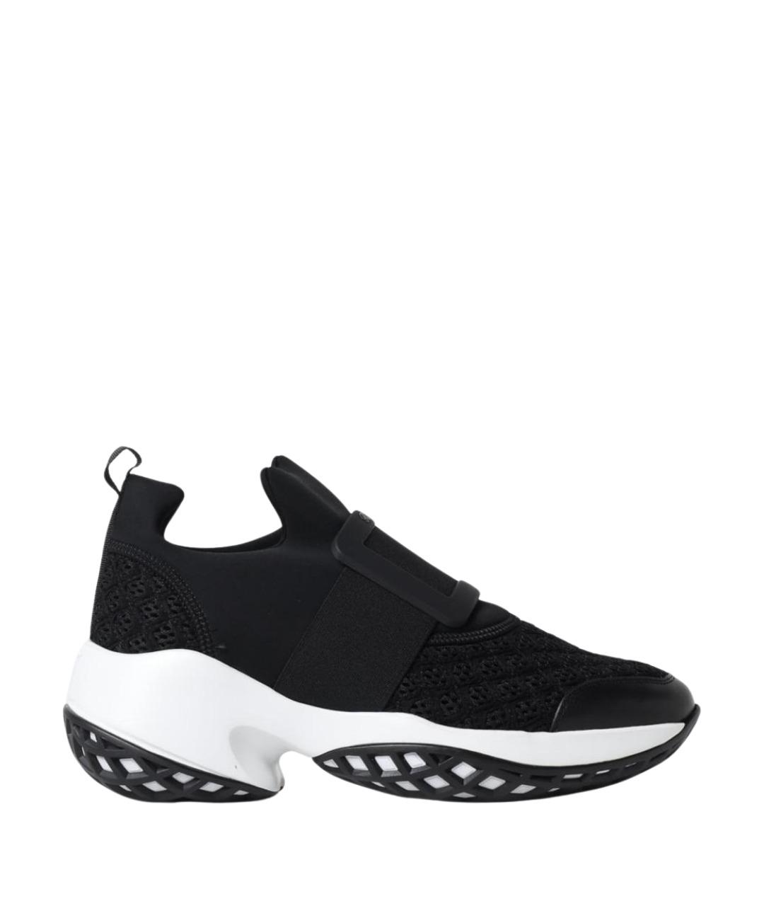 ROGER VIVIER Черные синтетические кроссовки, фото 1