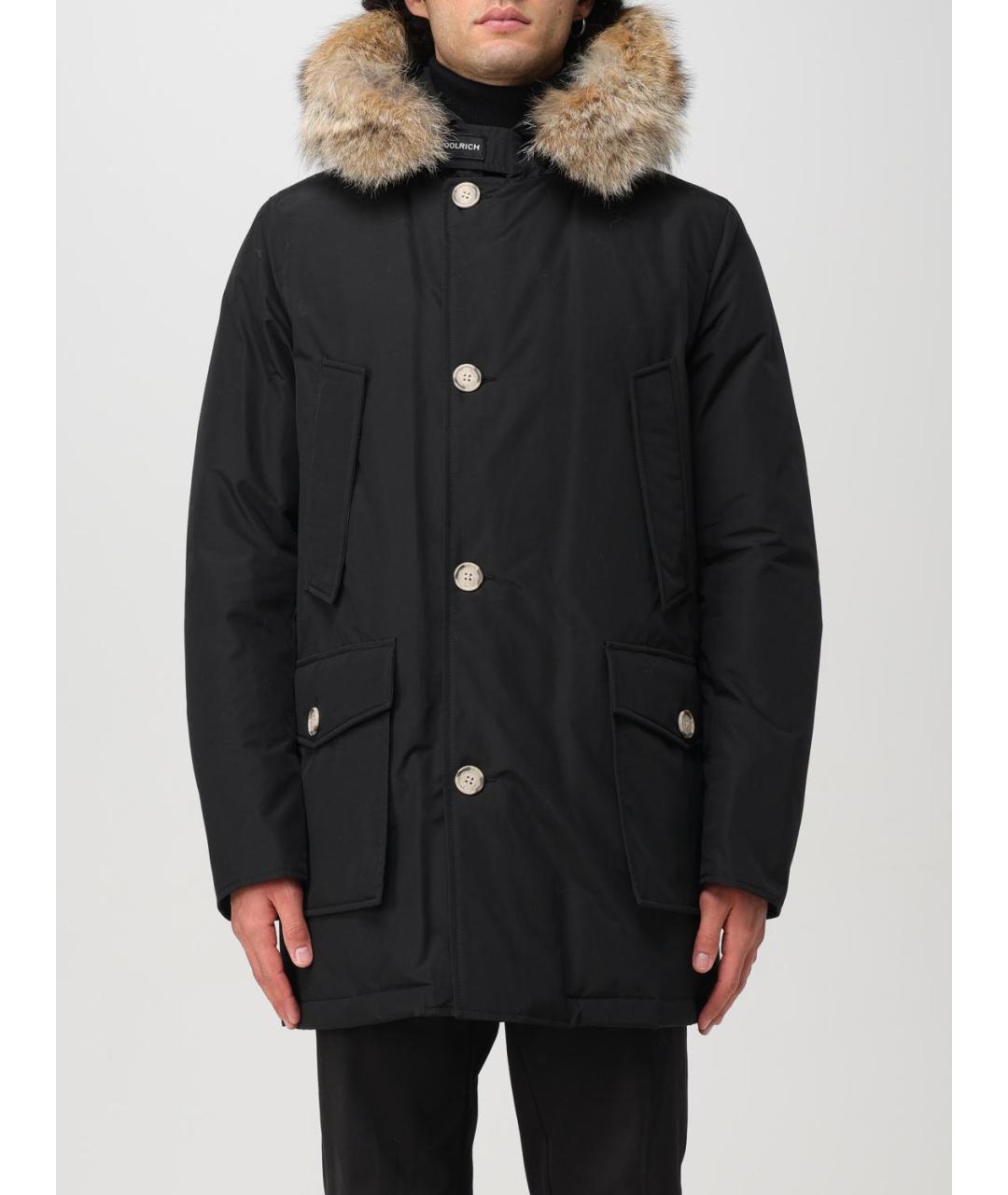 WOOLRICH Черная хлопковая парка, фото 5