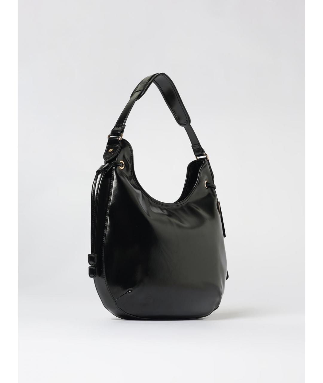 TWIN-SET Черная сумка через плечо из искусственной кожи, фото 2