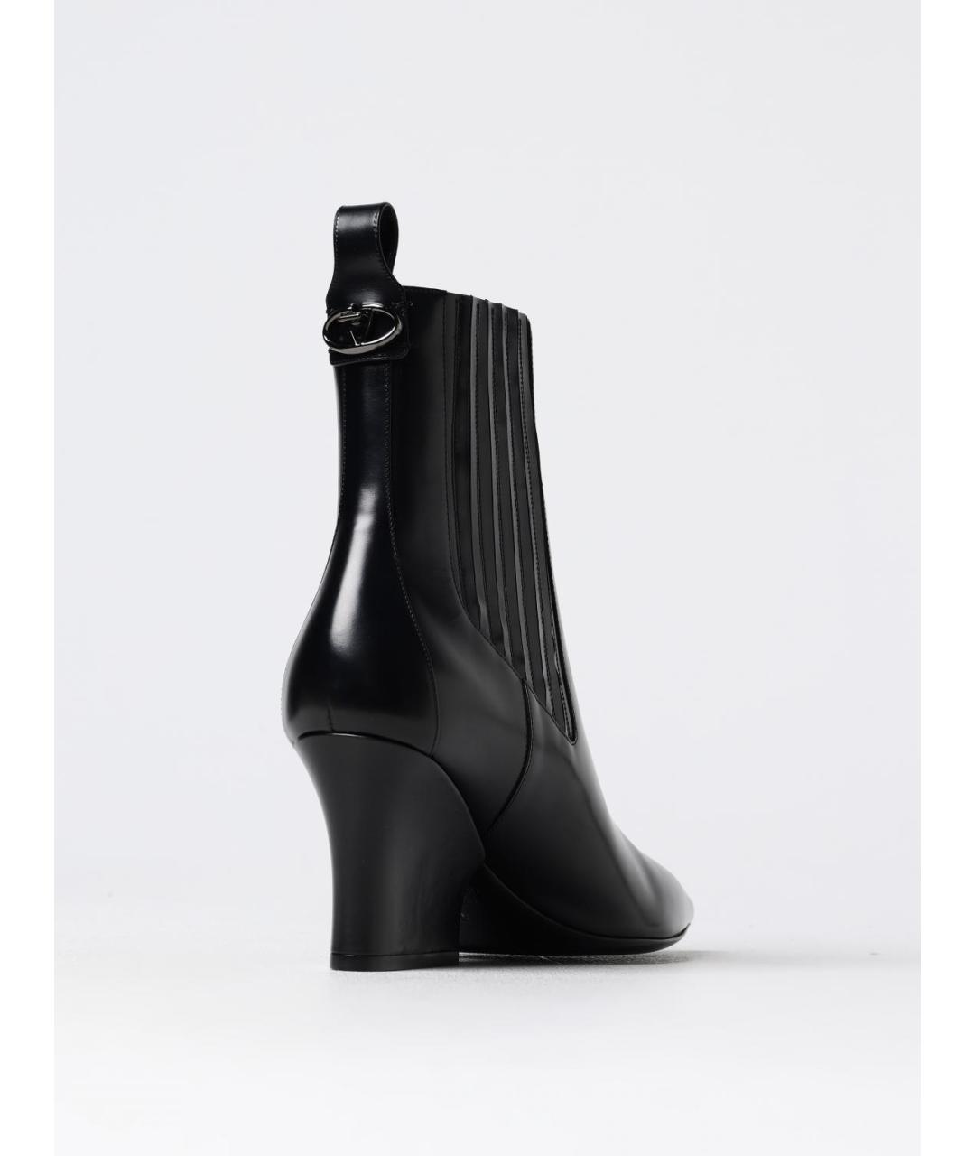 VALENTINO Черные кожаные ботильоны, фото 3
