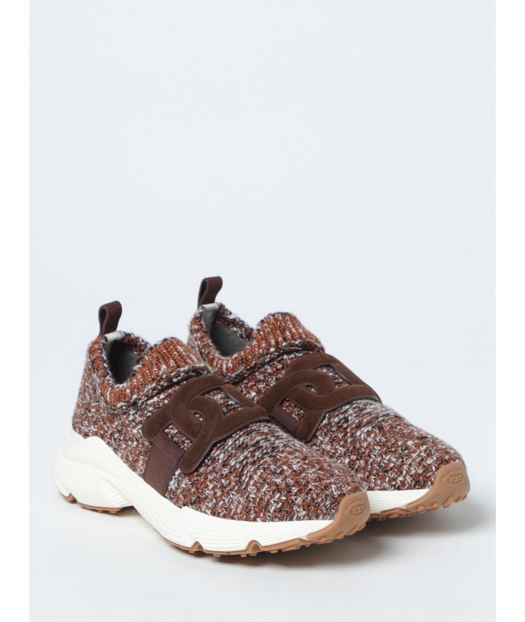 TOD'S Коричневые слипоны, фото 2