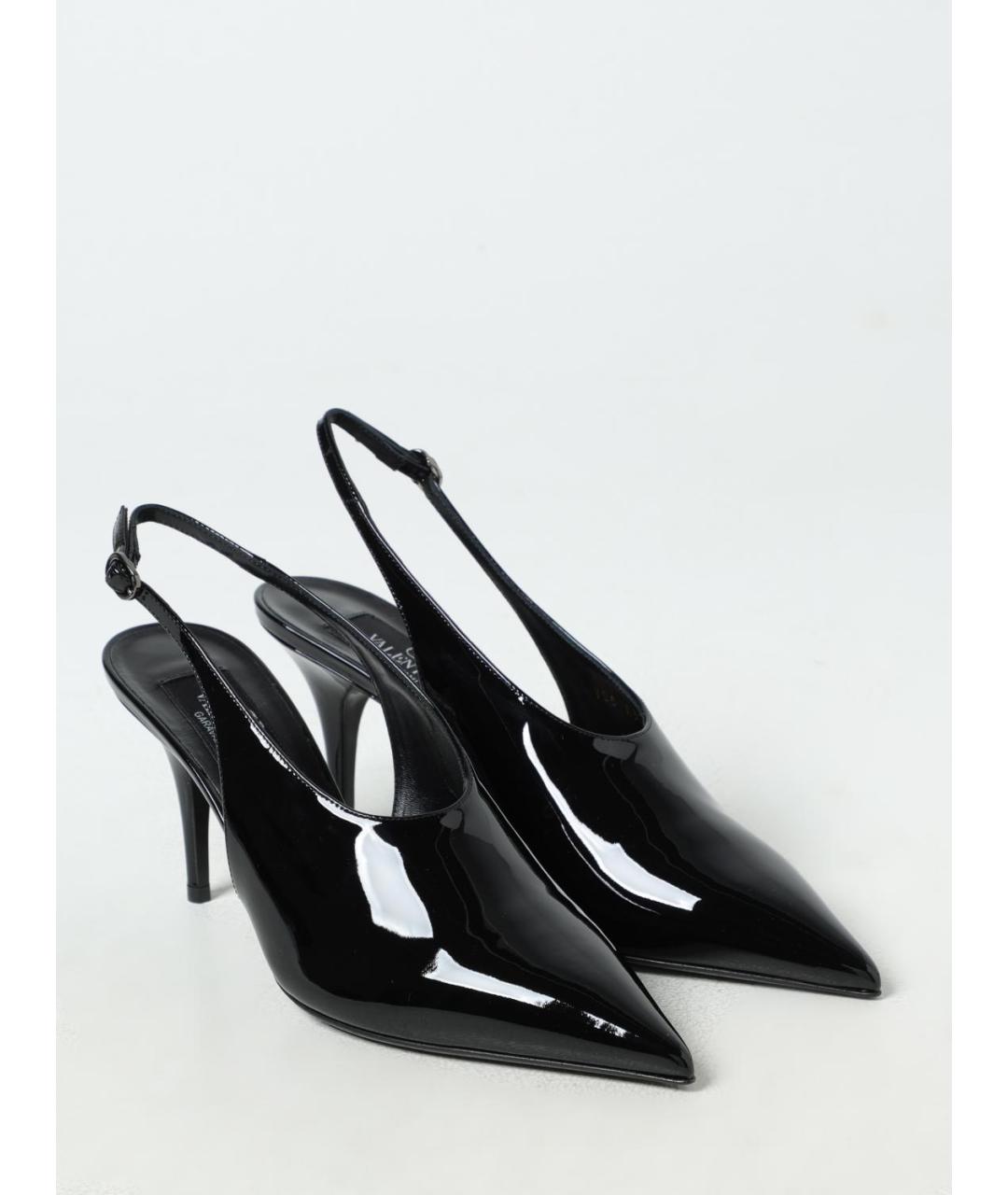 VALENTINO Черные туфли из лакированной кожи, фото 2