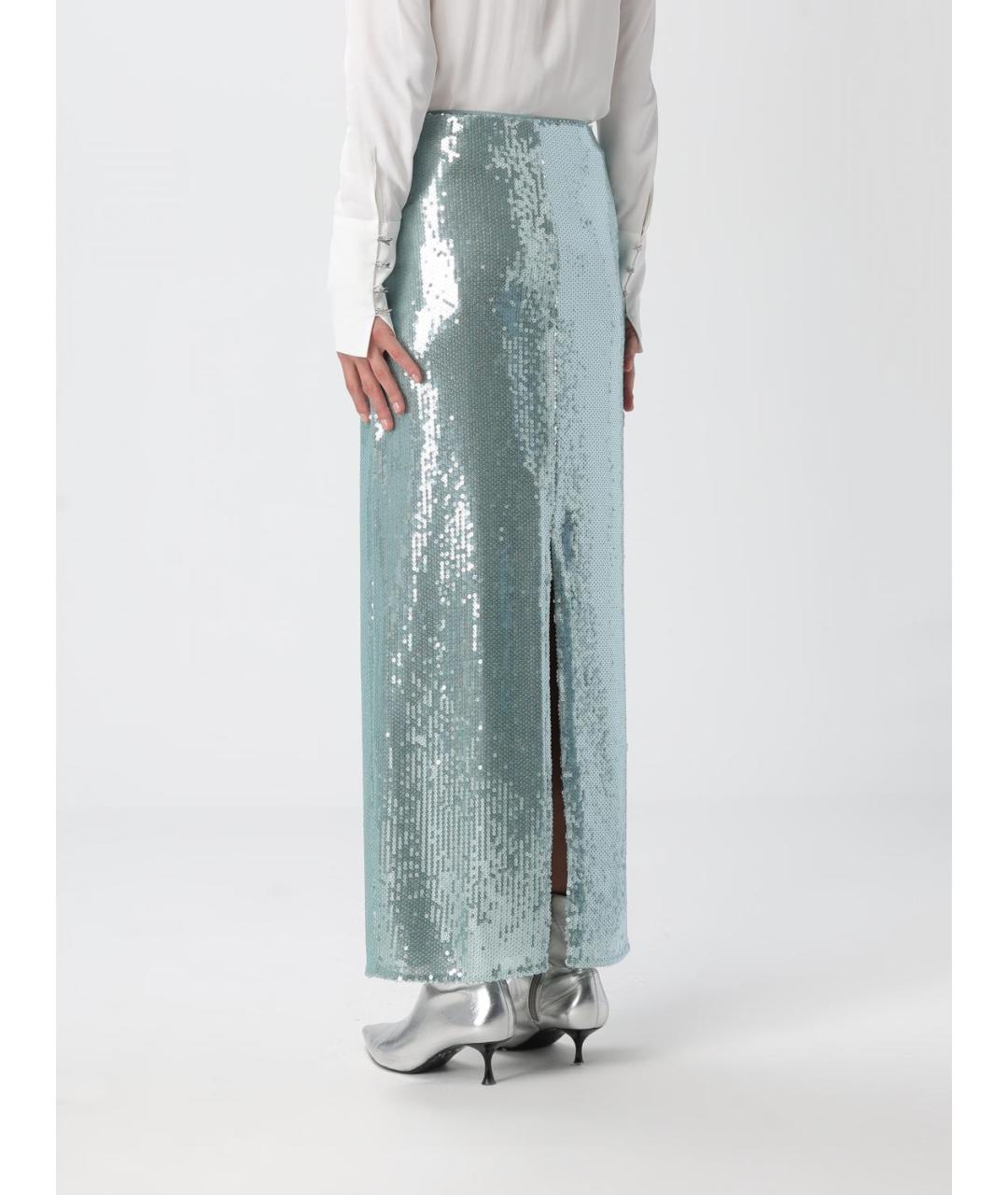 PATRIZIA PEPE Зеленая юбка миди, фото 2