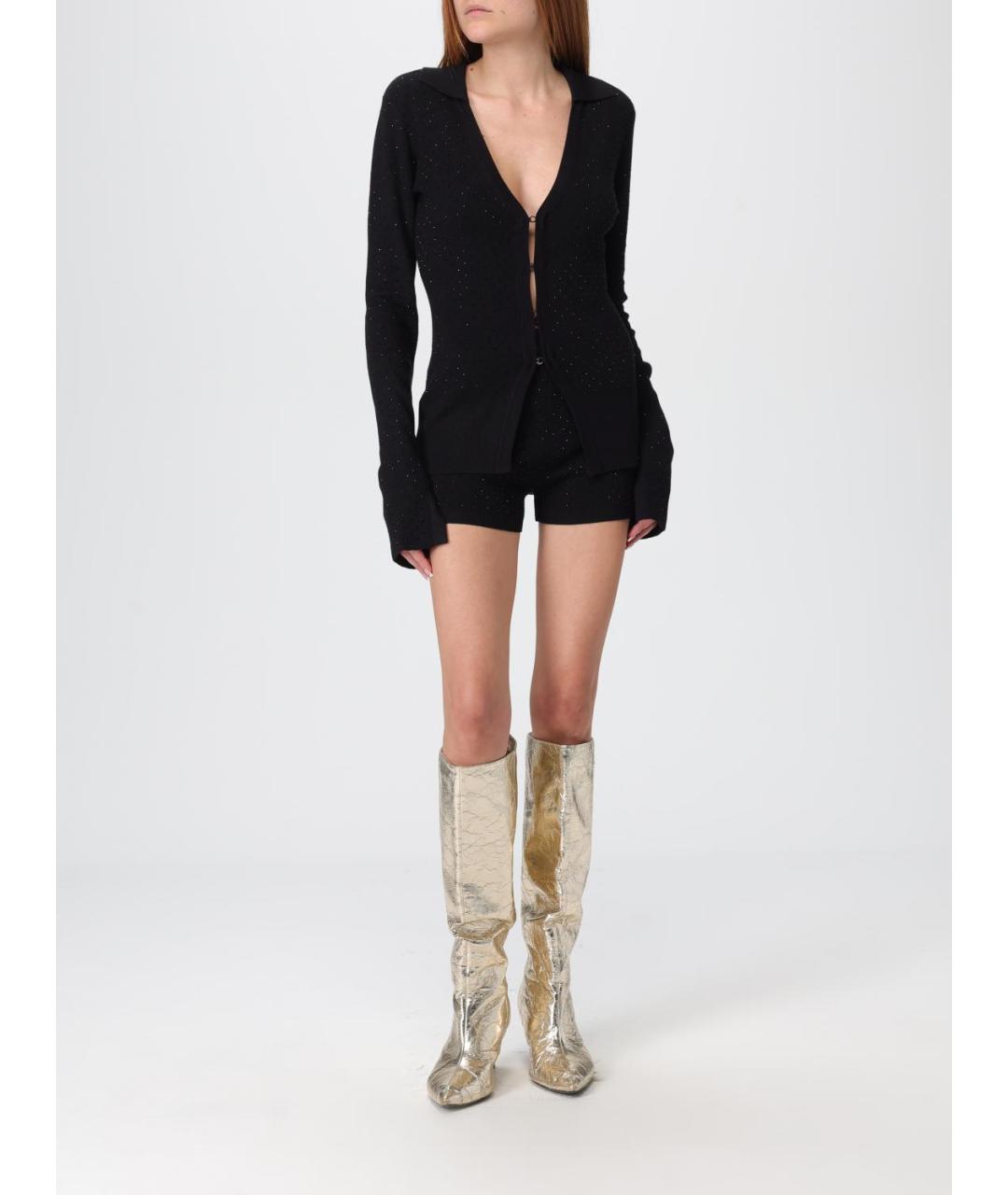 PATRIZIA PEPE Черный кардиган, фото 2