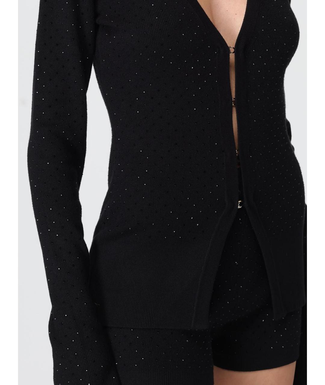 PATRIZIA PEPE Черный кардиган, фото 4