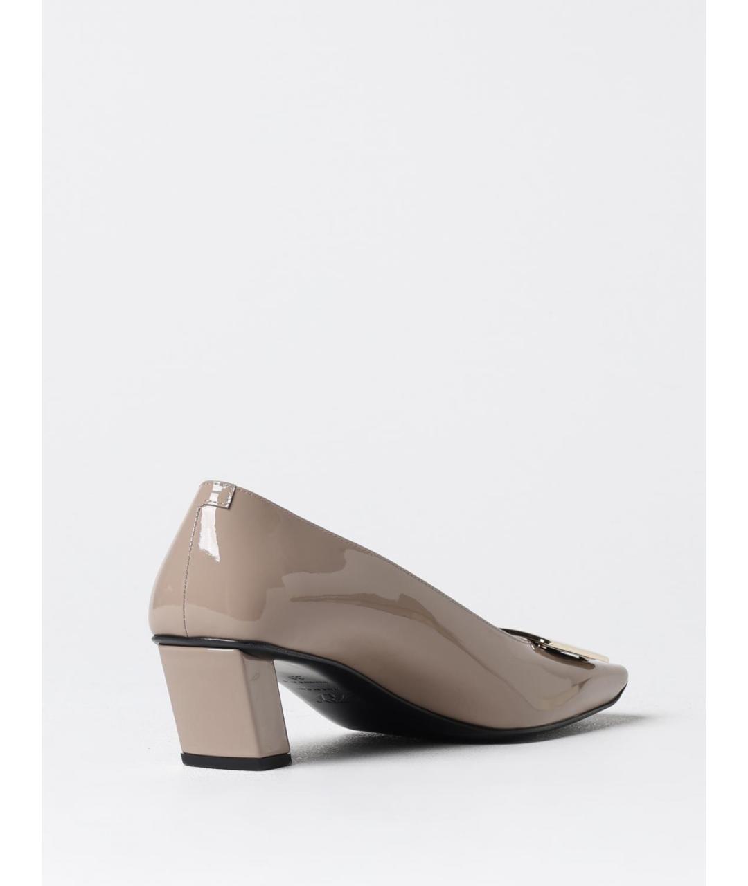 ROGER VIVIER Серые кожаные туфли, фото 3