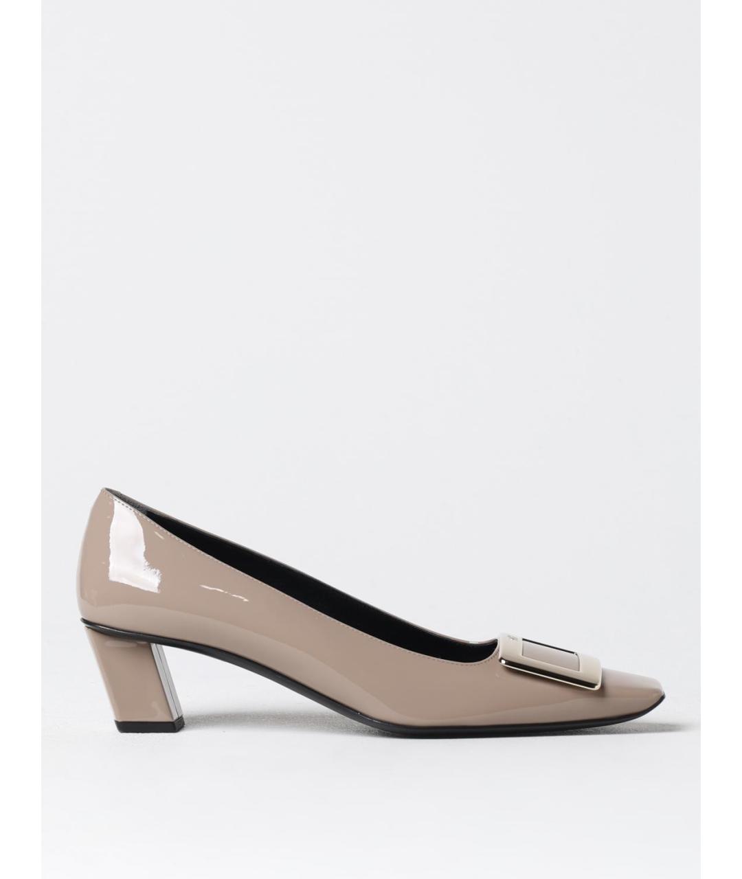 ROGER VIVIER Серые кожаные туфли, фото 5