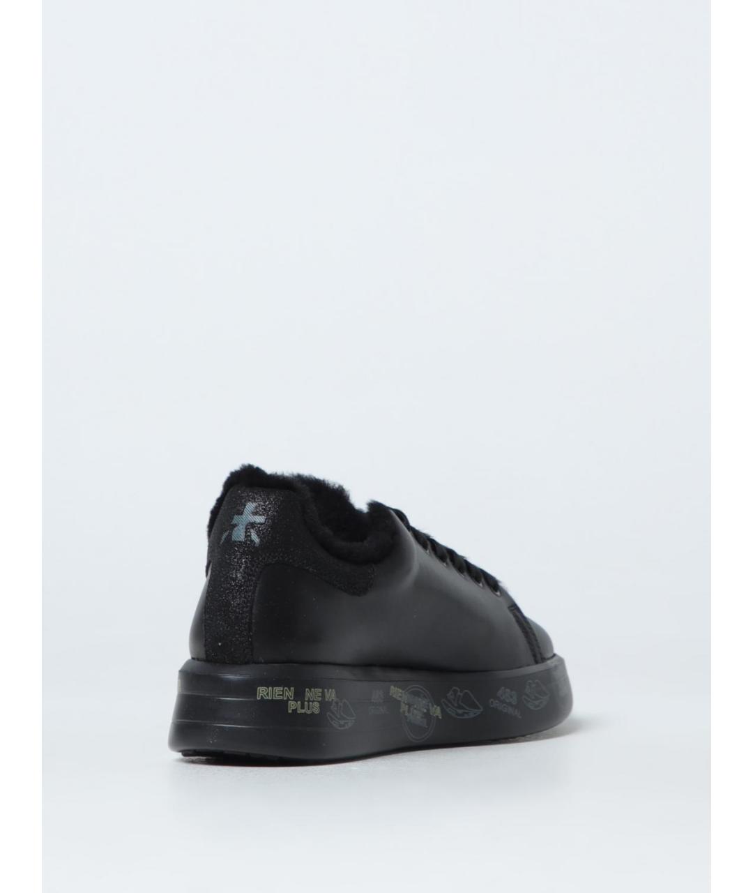 PREMIATA Черные кожаные кроссовки, фото 3