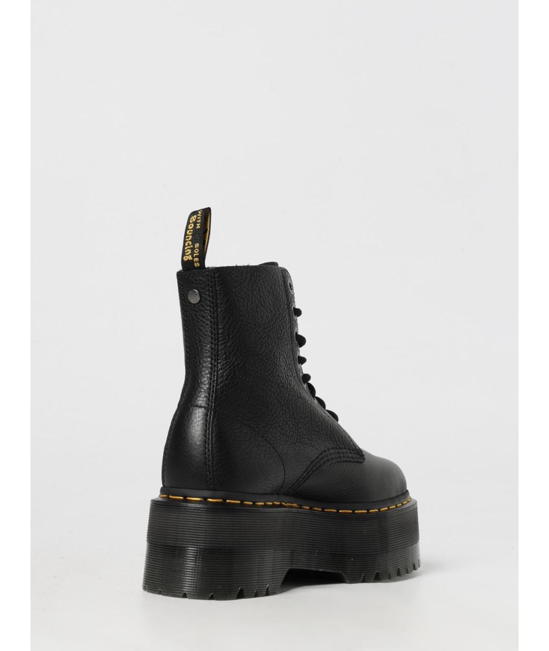 DR. MARTENS Черные кожаные ботинки, фото 3
