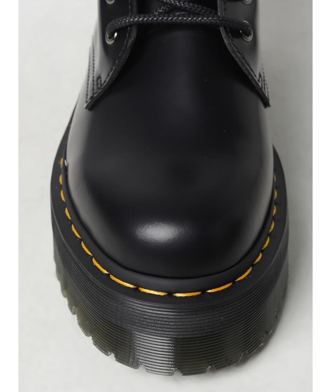 DR. MARTENS Черные кожаные ботинки, фото 4