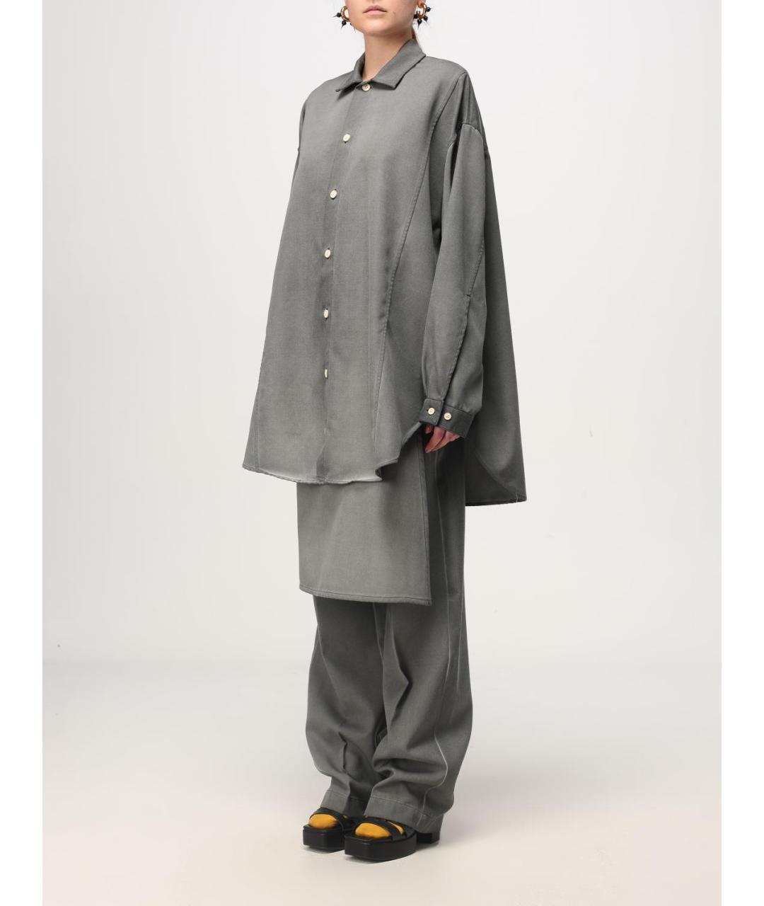 SUNNEI Серая шерстяная рубашка, фото 4