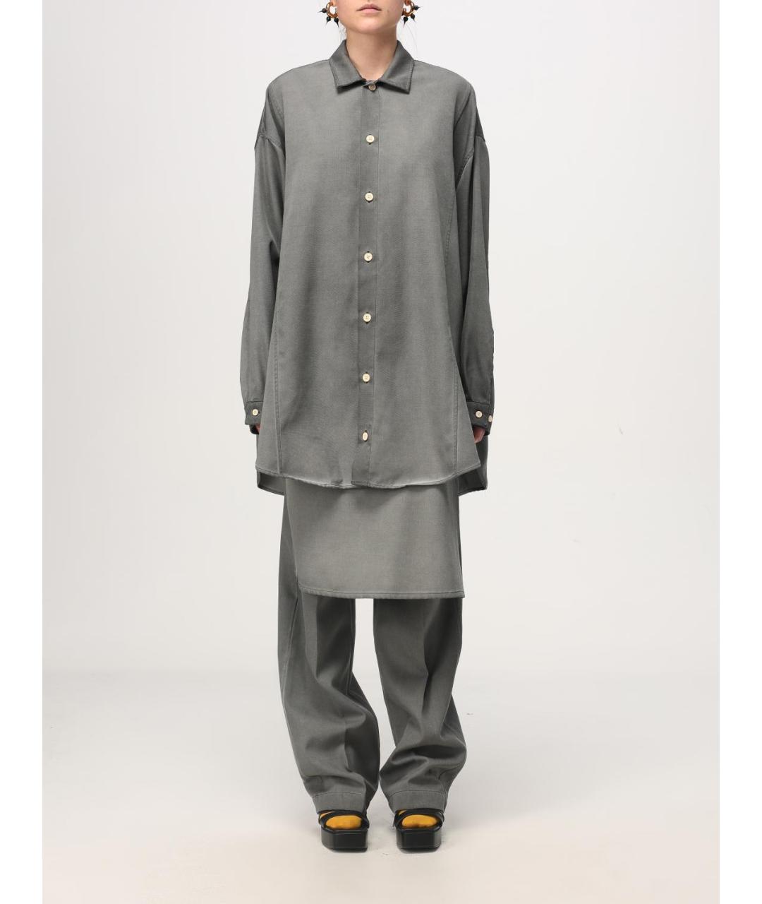 SUNNEI Серая шерстяная рубашка, фото 6