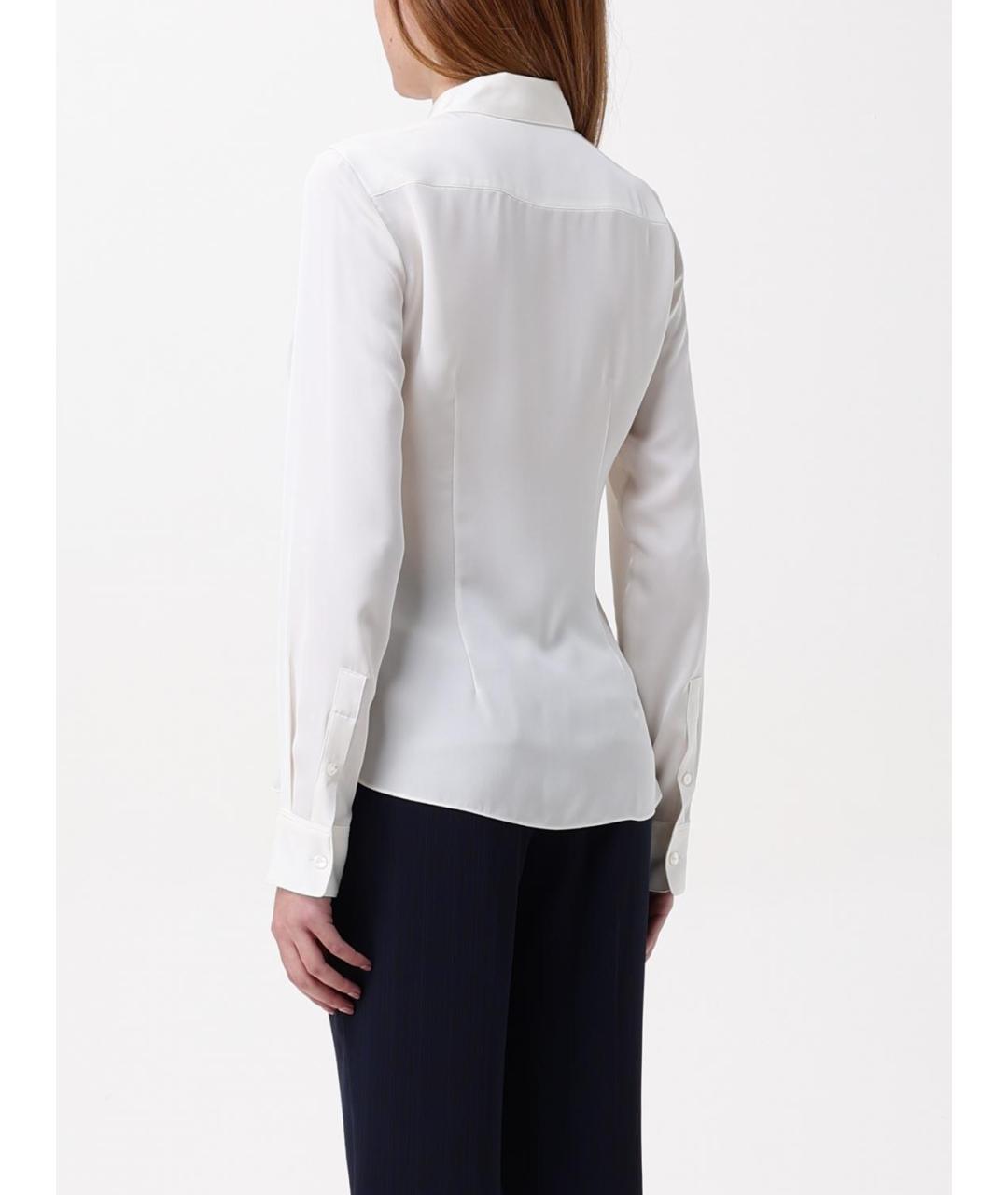 THEORY Бежевая шелковая рубашка, фото 3