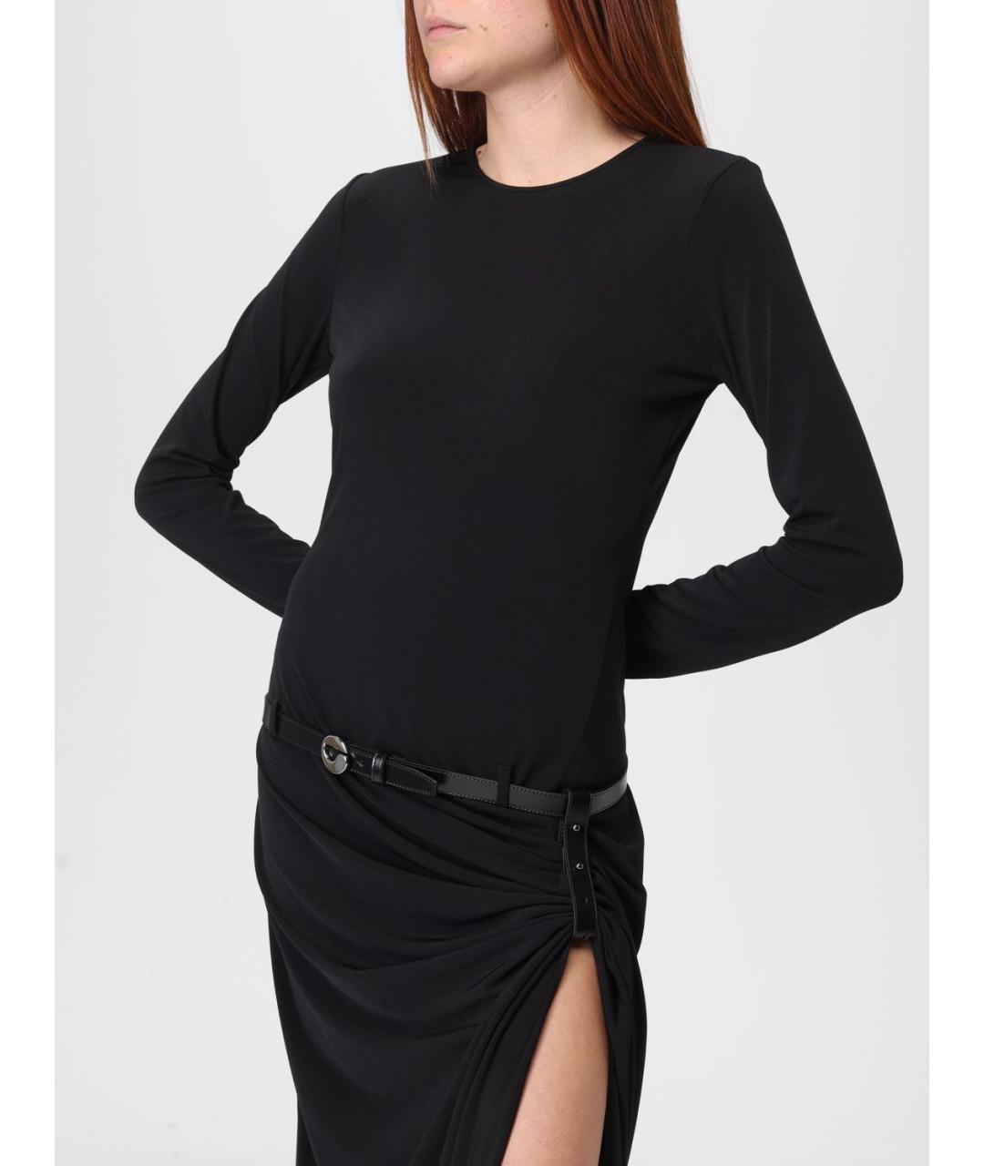 COPERNI Черное полиэстеровое платье, фото 5