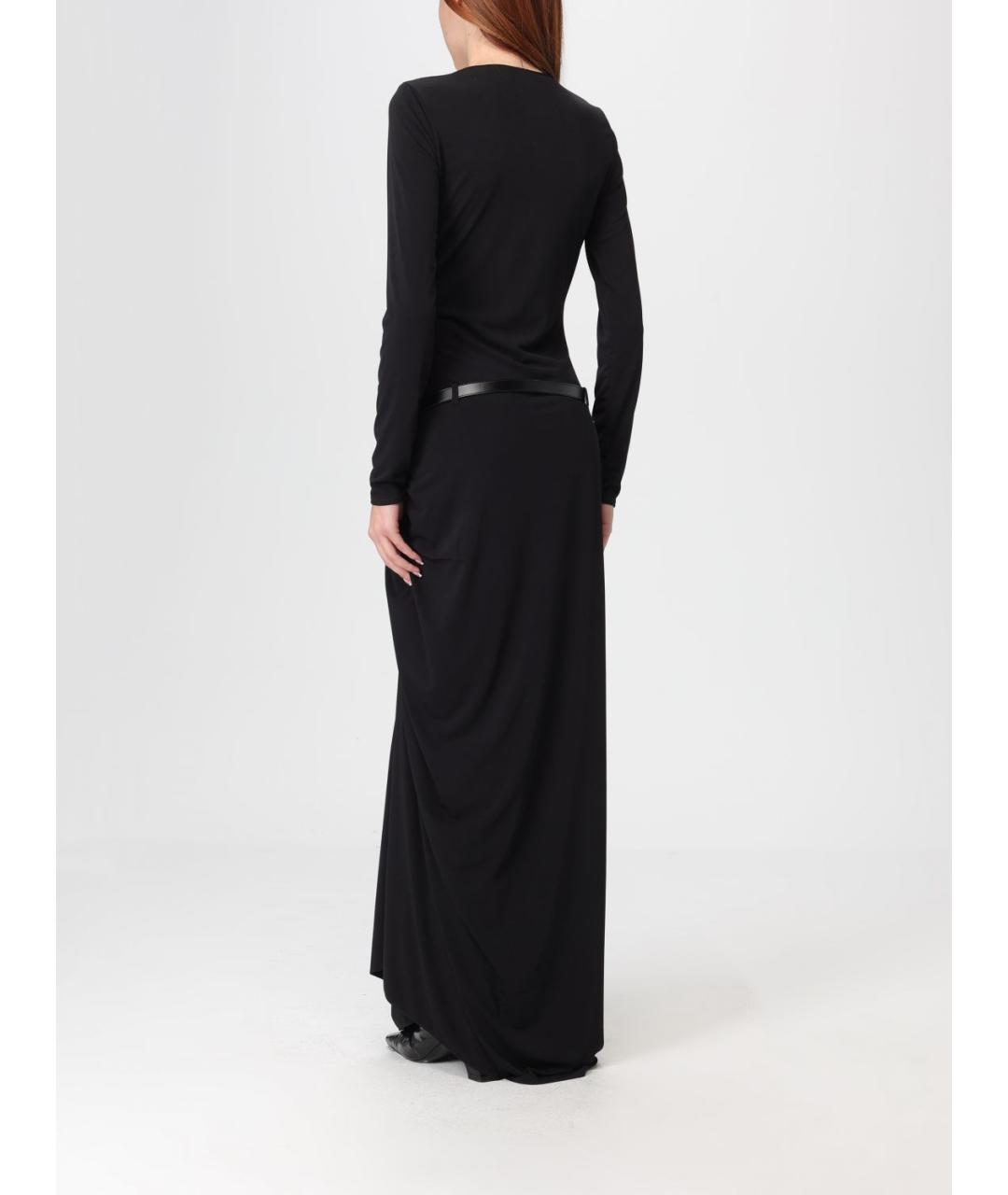 COPERNI Черное полиэстеровое платье, фото 3