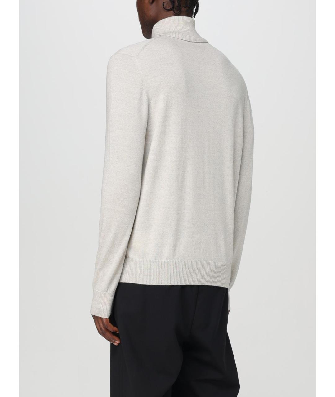 FAY Серая шерстяная водолазка, фото 2