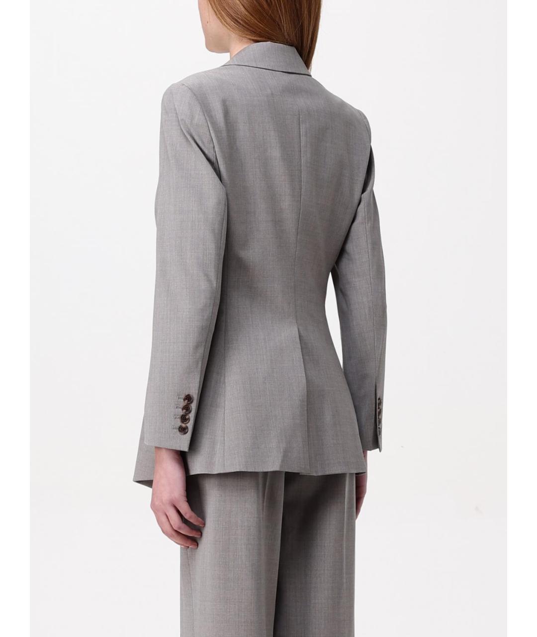 THEORY Серый шерстяной жакет/пиджак, фото 4
