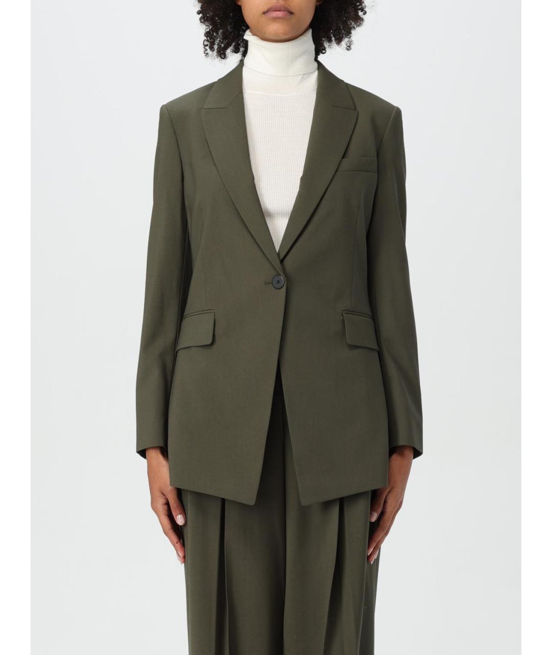 THEORY Зеленый шерстяной жакет/пиджак, фото 6