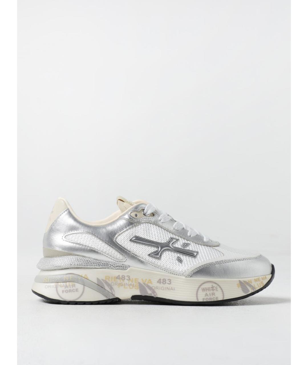 PREMIATA Серебряные кроссовки, фото 4