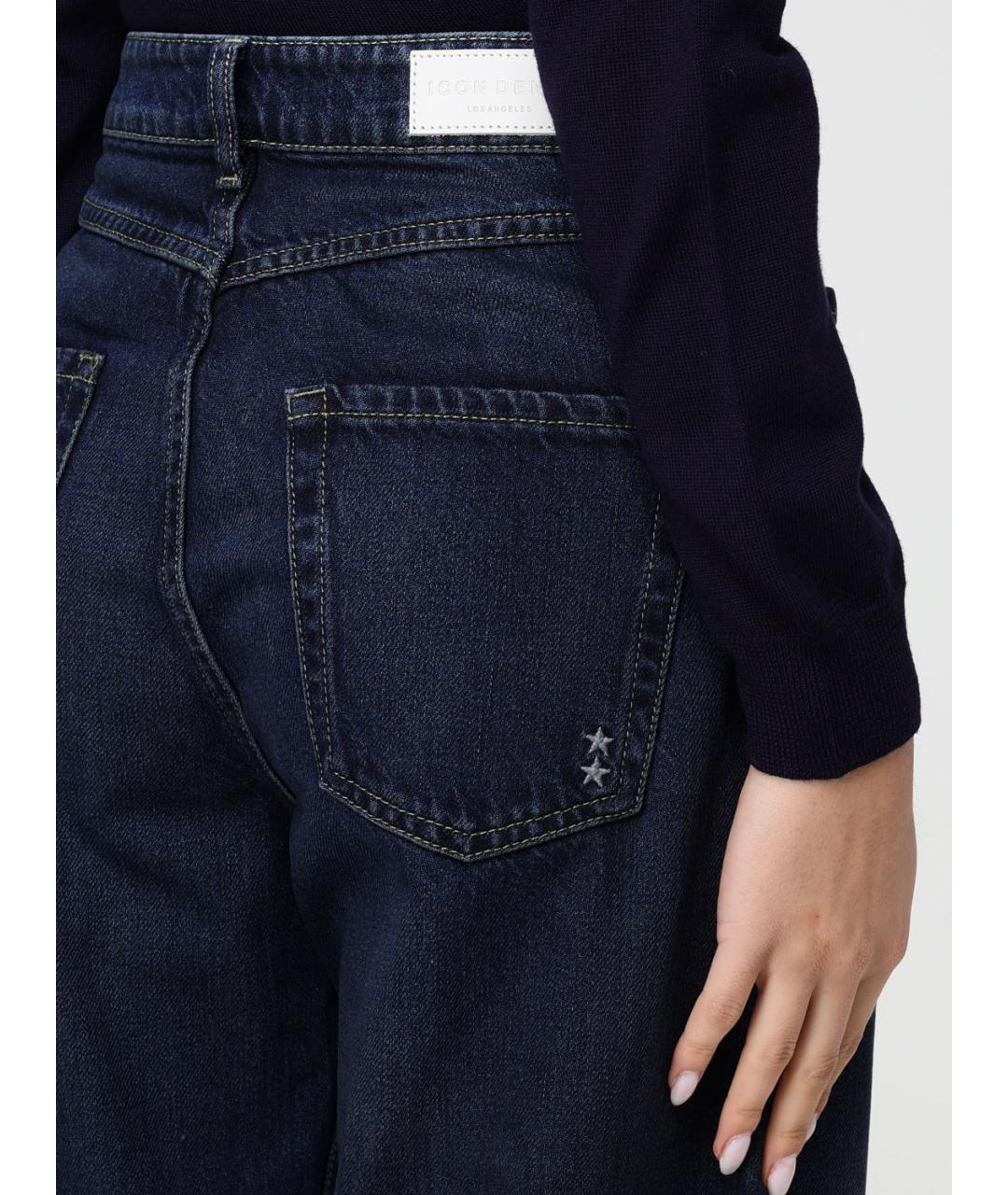 ICON DENIM Хлопковые прямые джинсы, фото 3