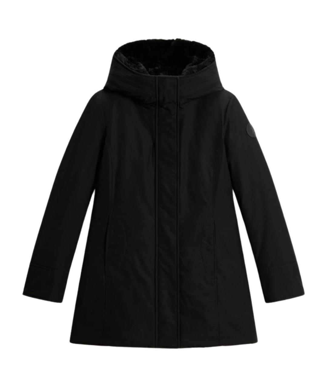 WOOLRICH Черная хлопковая парка, фото 1