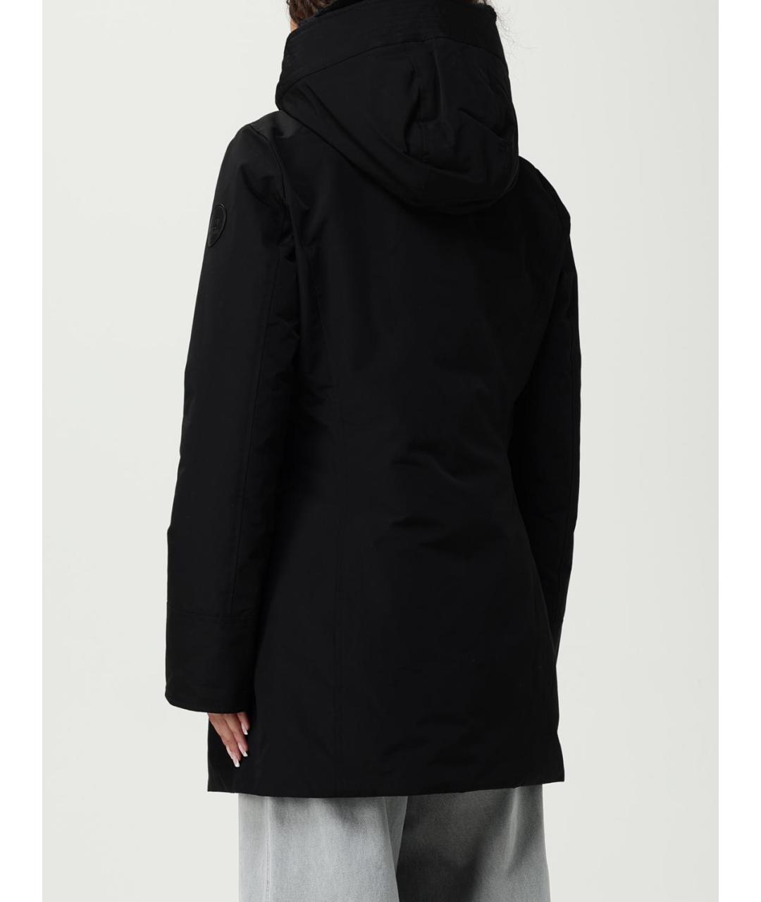 WOOLRICH Черная хлопковая парка, фото 3