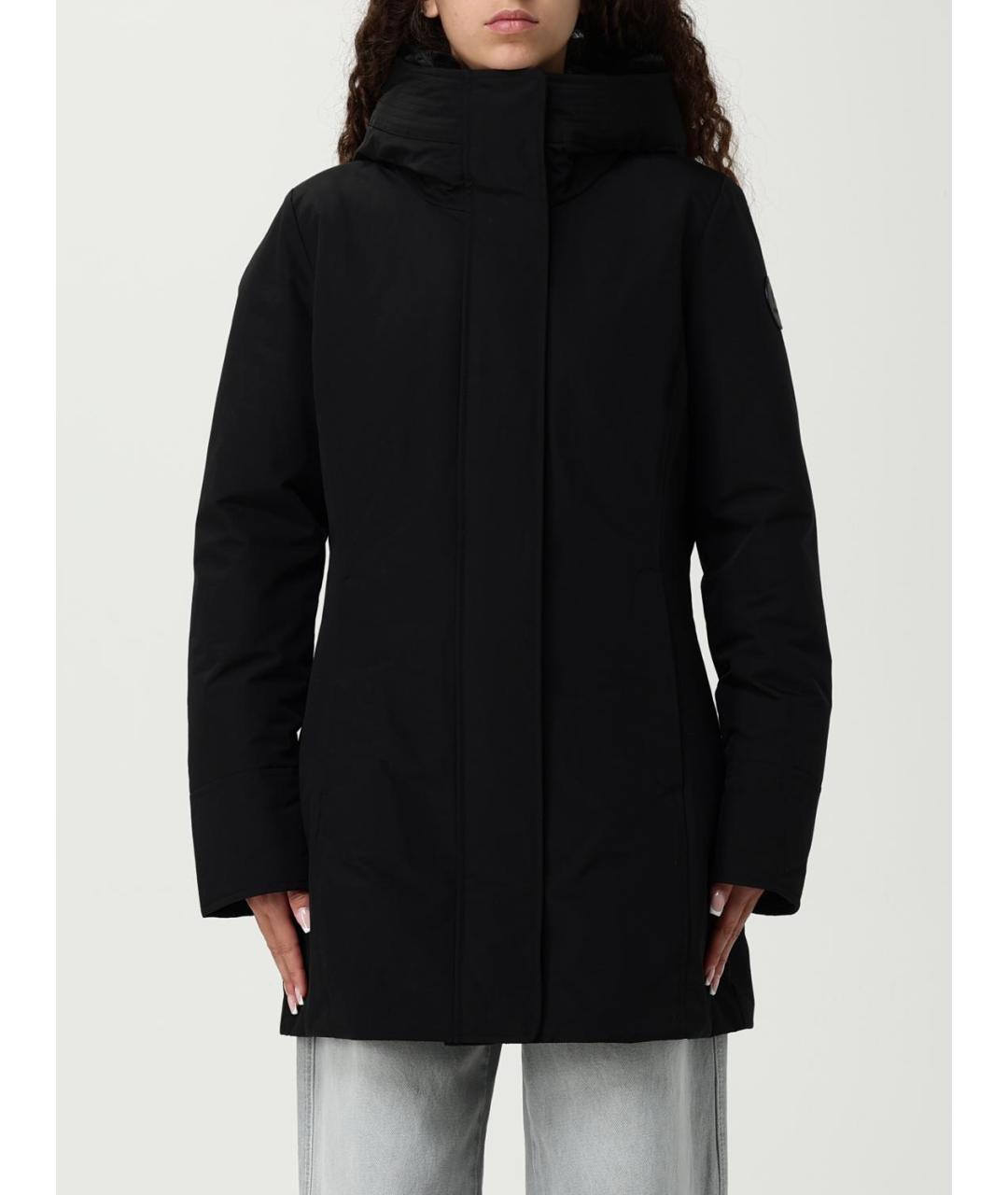 WOOLRICH Черная хлопковая парка, фото 2