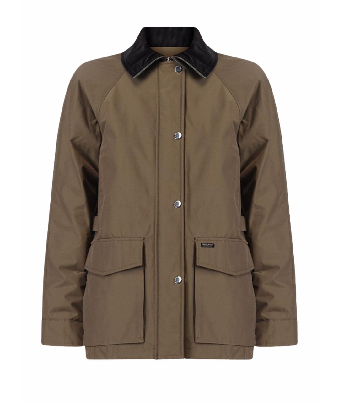 WOOLRICH Зеленая хлопковая куртка, фото 1