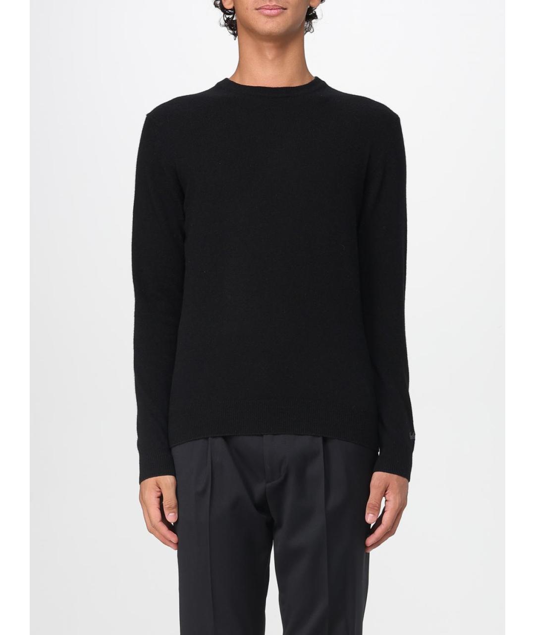 WOOLRICH Черная шерстяная футболка, фото 1